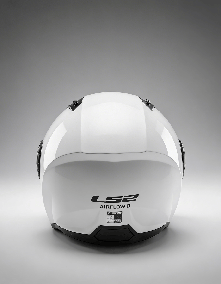 LS2 AIRFLOW 2 SOLID GLOSS WHITE KASK-90504075