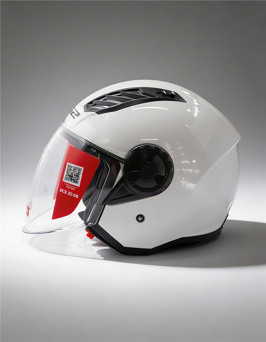 LS2 AIRFLOW 2 SOLID GLOSS WHITE KASK-90504075