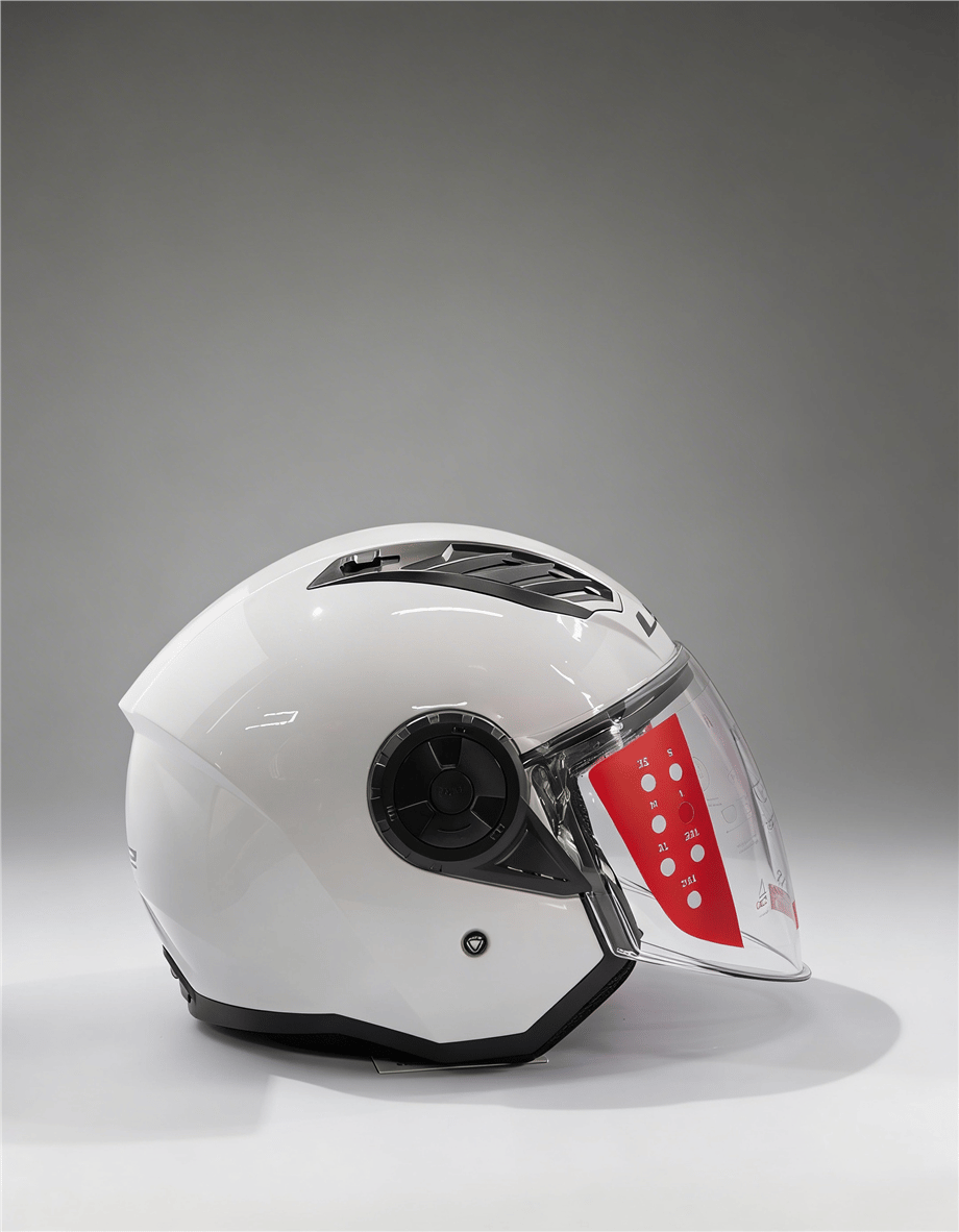 LS2 AIRFLOW 2 SOLID GLOSS WHITE KASK-90504075