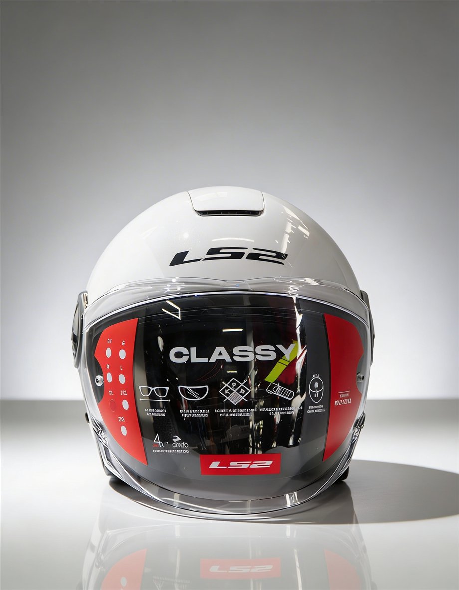 LS2 CLASSY BEYAZ KASK-90508929