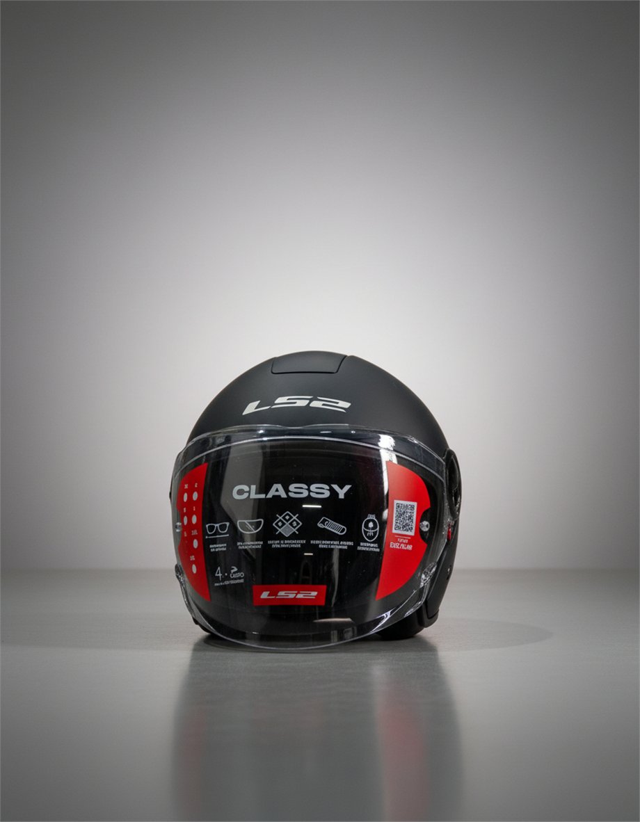 LS2 CLASSY MAT NAVY MAVİ KASK-90508875