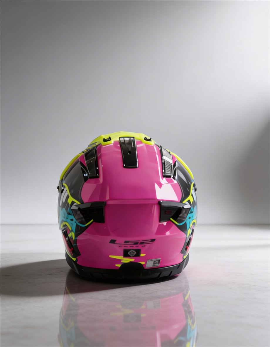 LS2 FAST 2 GORILLA MOR-NEON SARI KASK-90509070