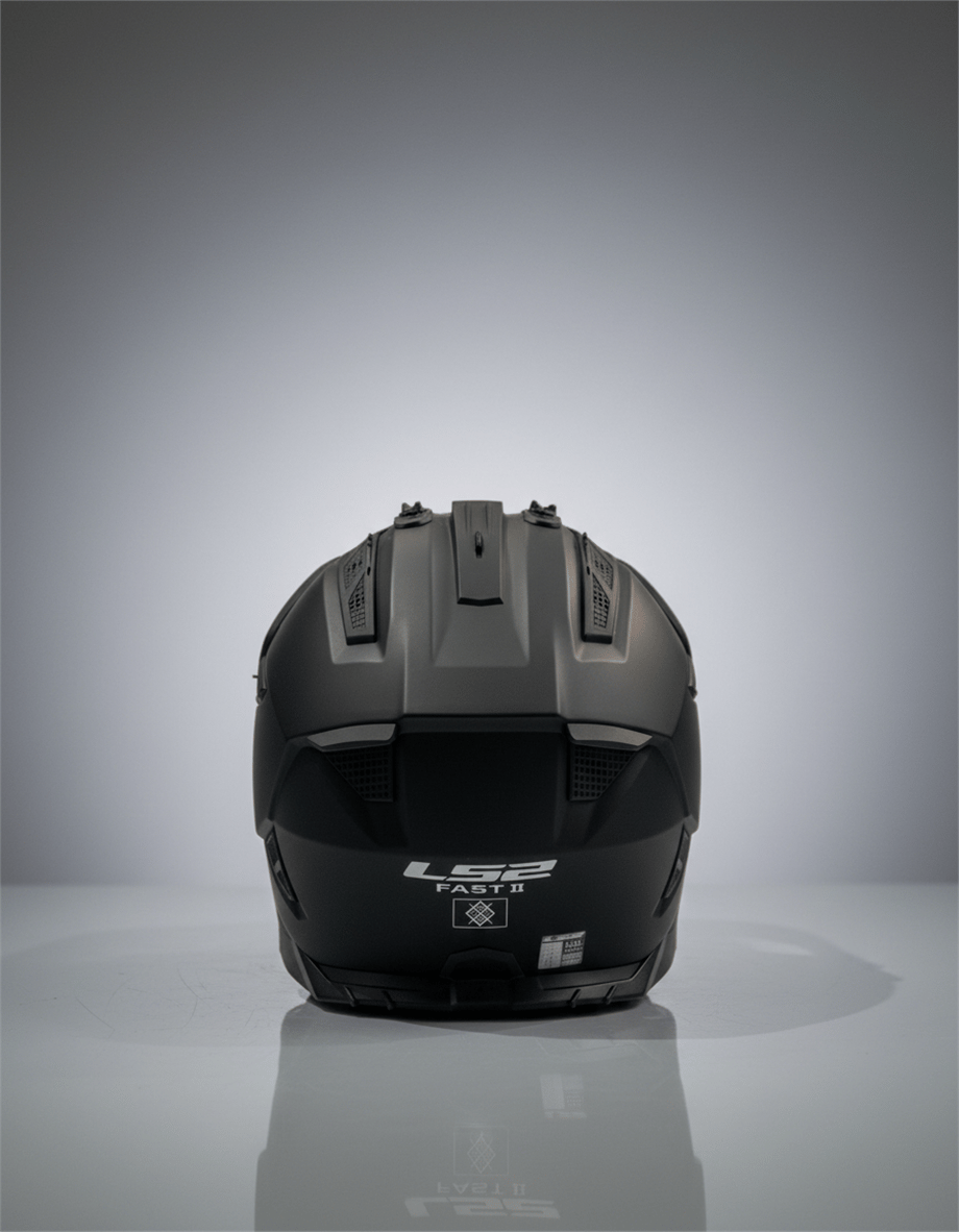 LS2 FAST 2 MAT SİYAH KASK-90509186