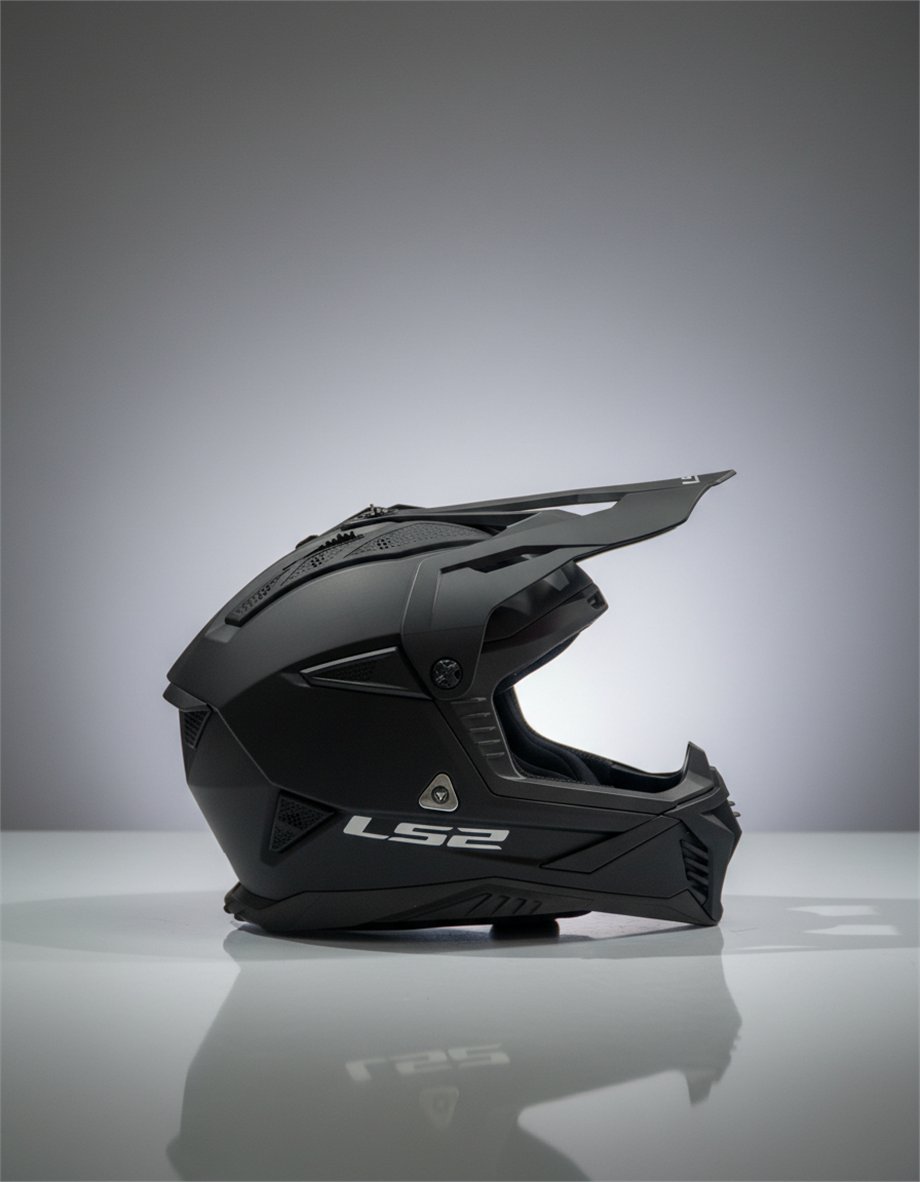 LS2 FAST 2 MAT SİYAH KASK-90509186