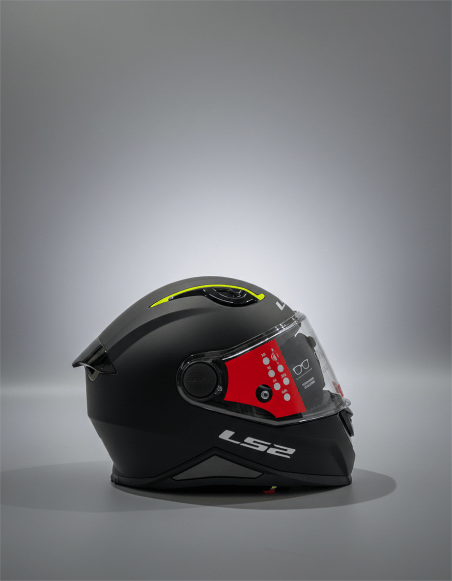 LS2 KID MAT SİYAH ÇOCUK KASK-90510540