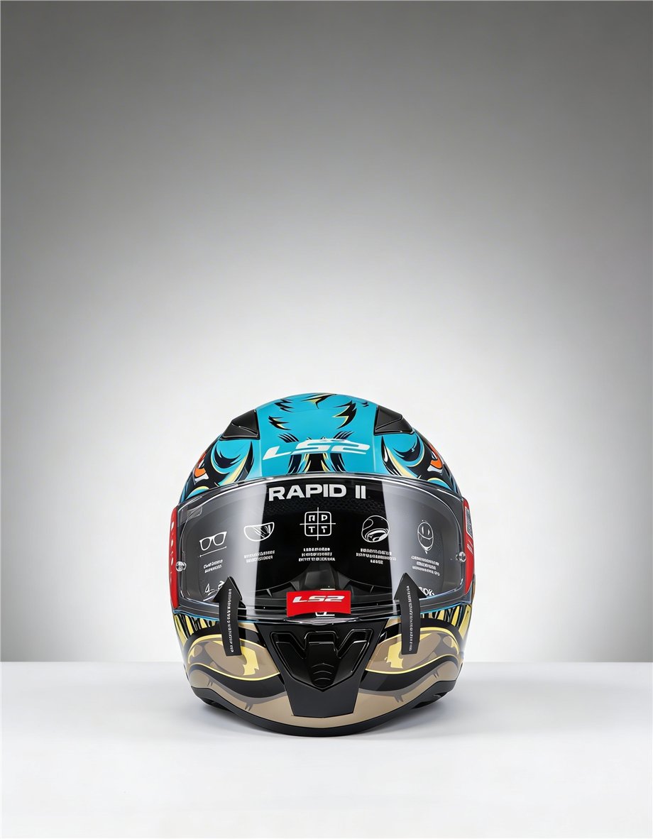LS2 RAPID 2 NEO MAVİ-MOR KASK-90503955
