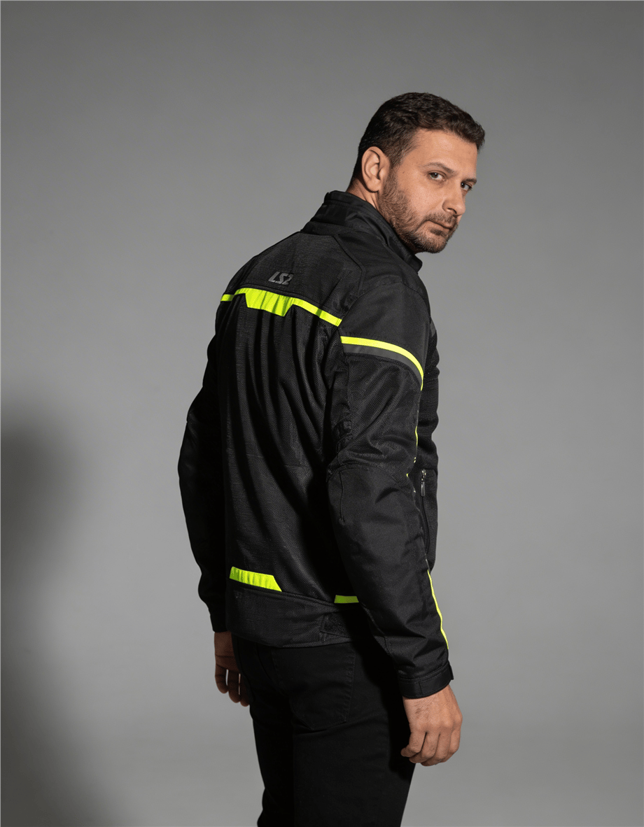 LS2 RIVA MONT SİYAH NEON SARI-90508615