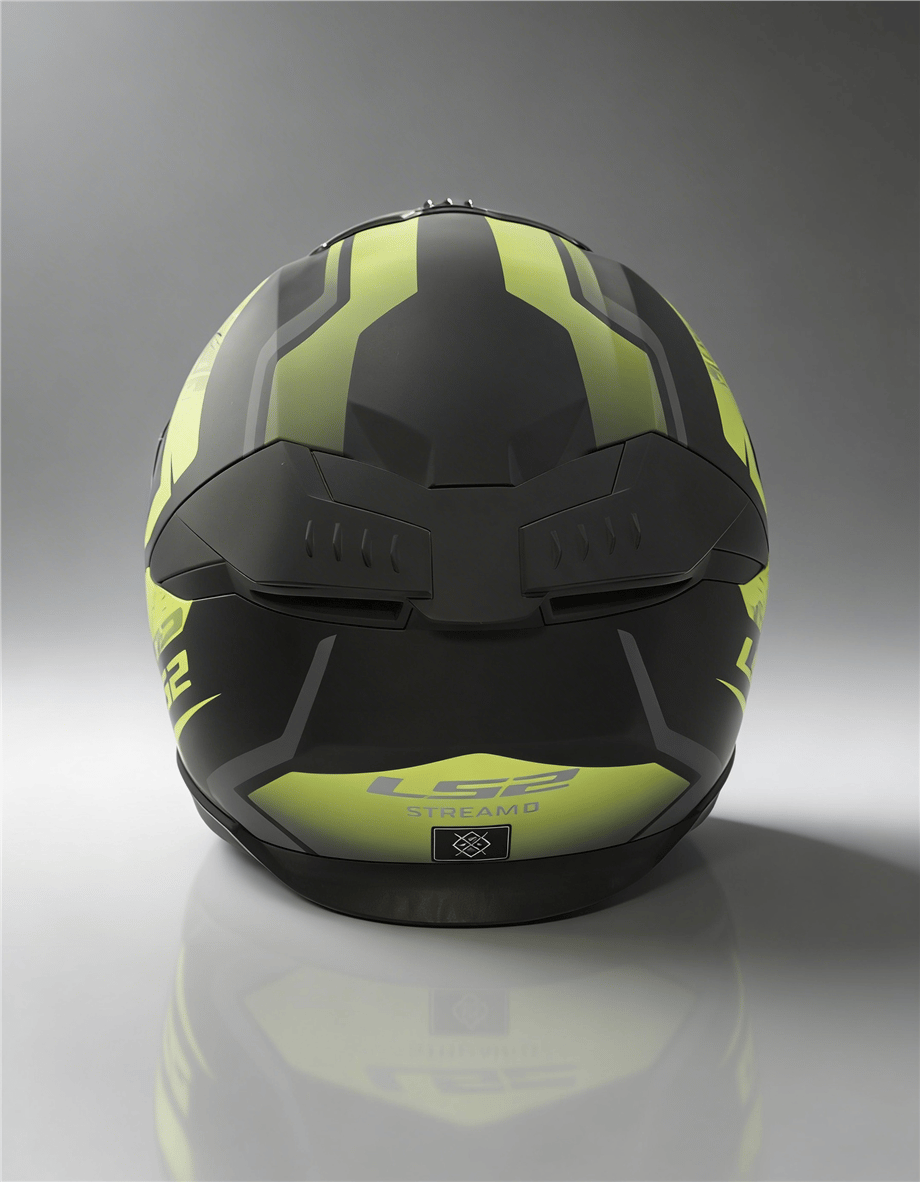 LS2 STREAM 2 FURY MAT SİYAH-GRİ-NEON SARI KASK-90499296