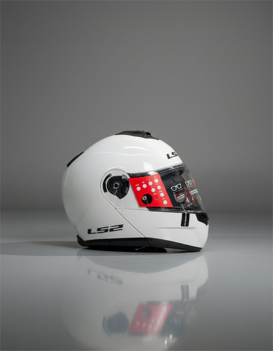 LS2 STROBE 2 BEYAZ KASK-00000018