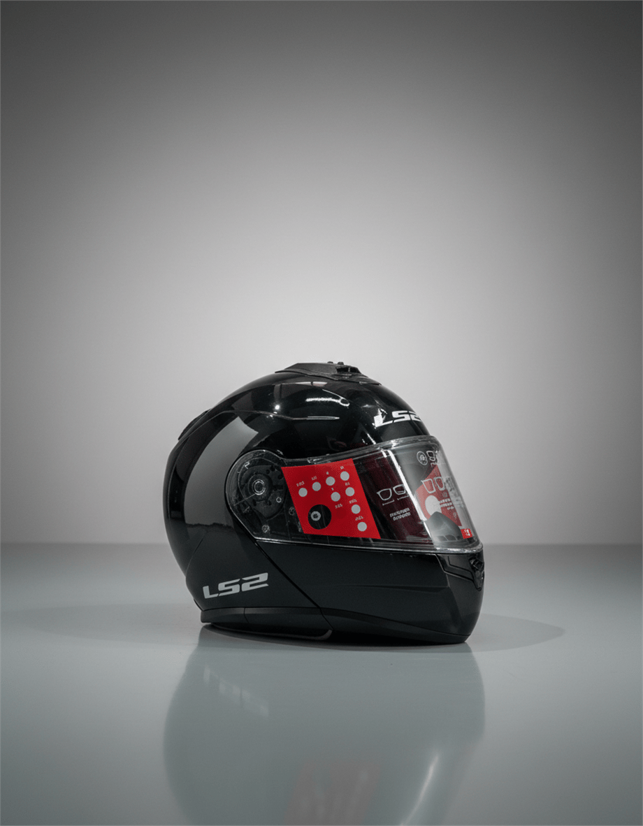 LS2 STROBE 2 SİYAH KASK-90503204