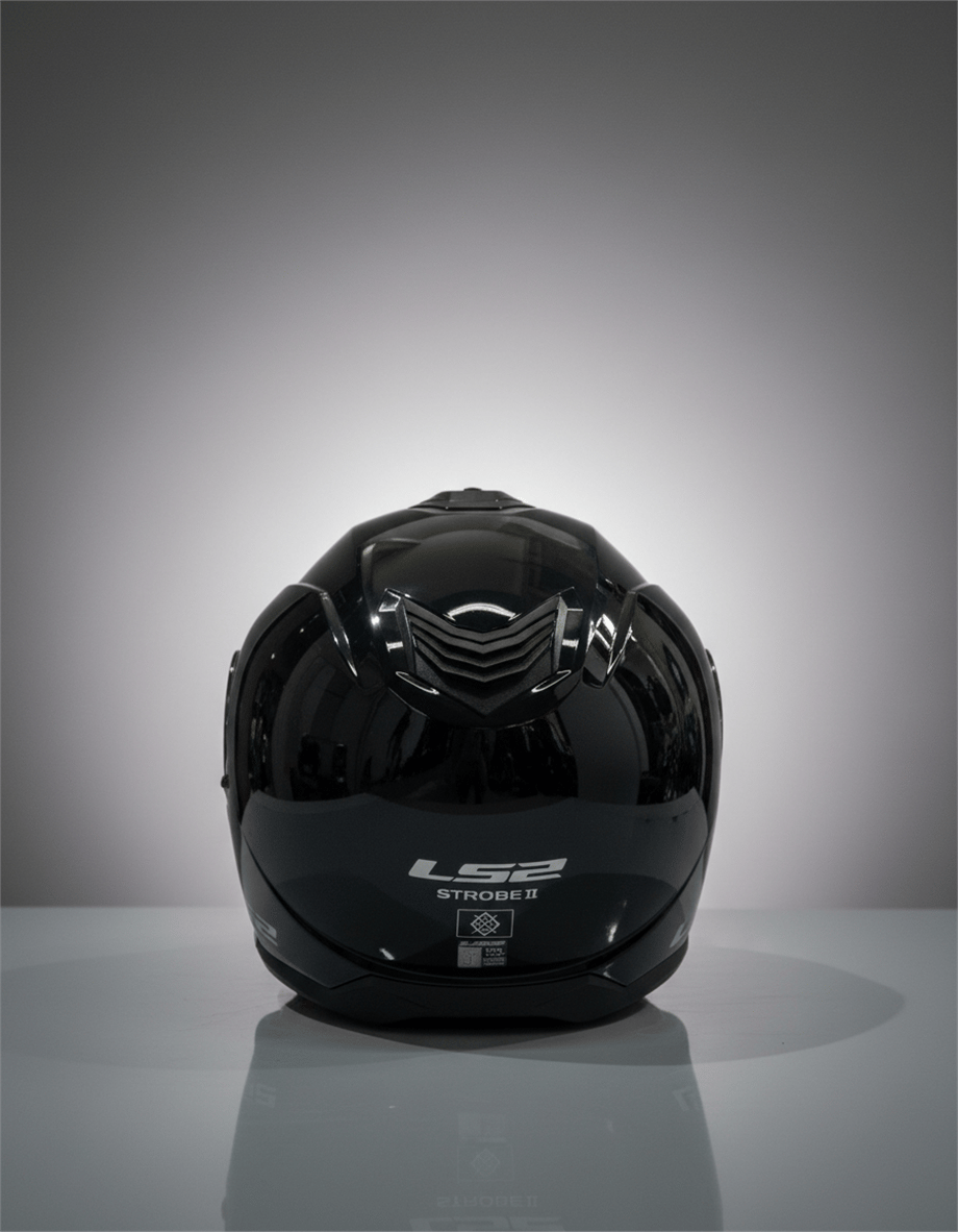 LS2 STROBE 2 SİYAH KASK-90503204