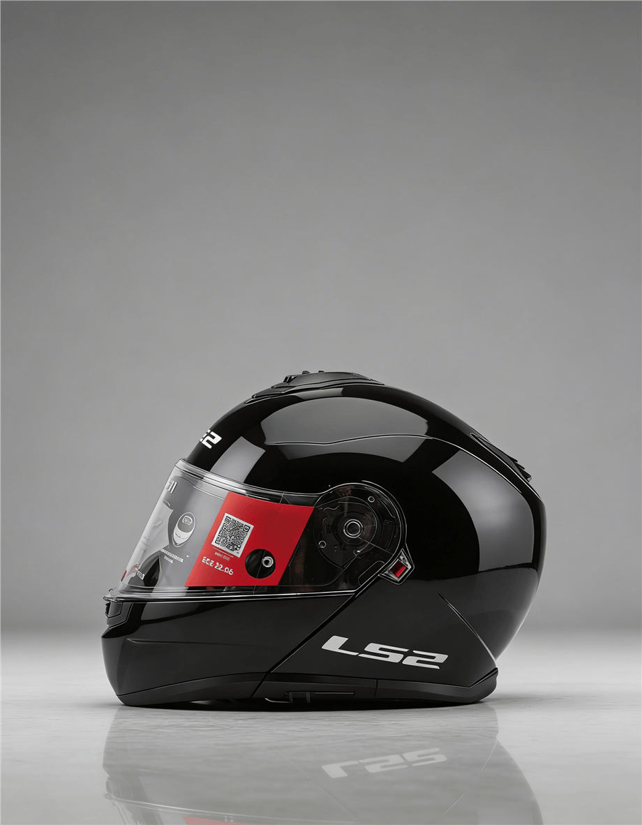 LS2 STROBE 2 SİYAH KASK-90503204