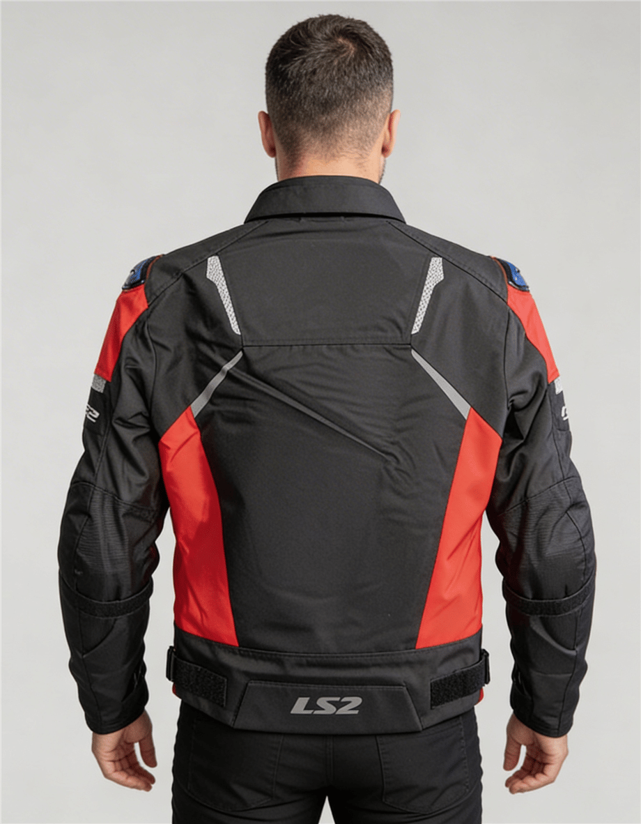 LS2 ZOOM H2O MONT SİYAH KIRMIZI-90517679