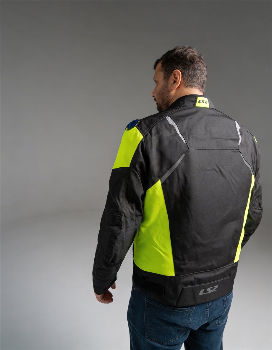 LS2 ZOOM MONT SİYAH-NEON SARI-90517891