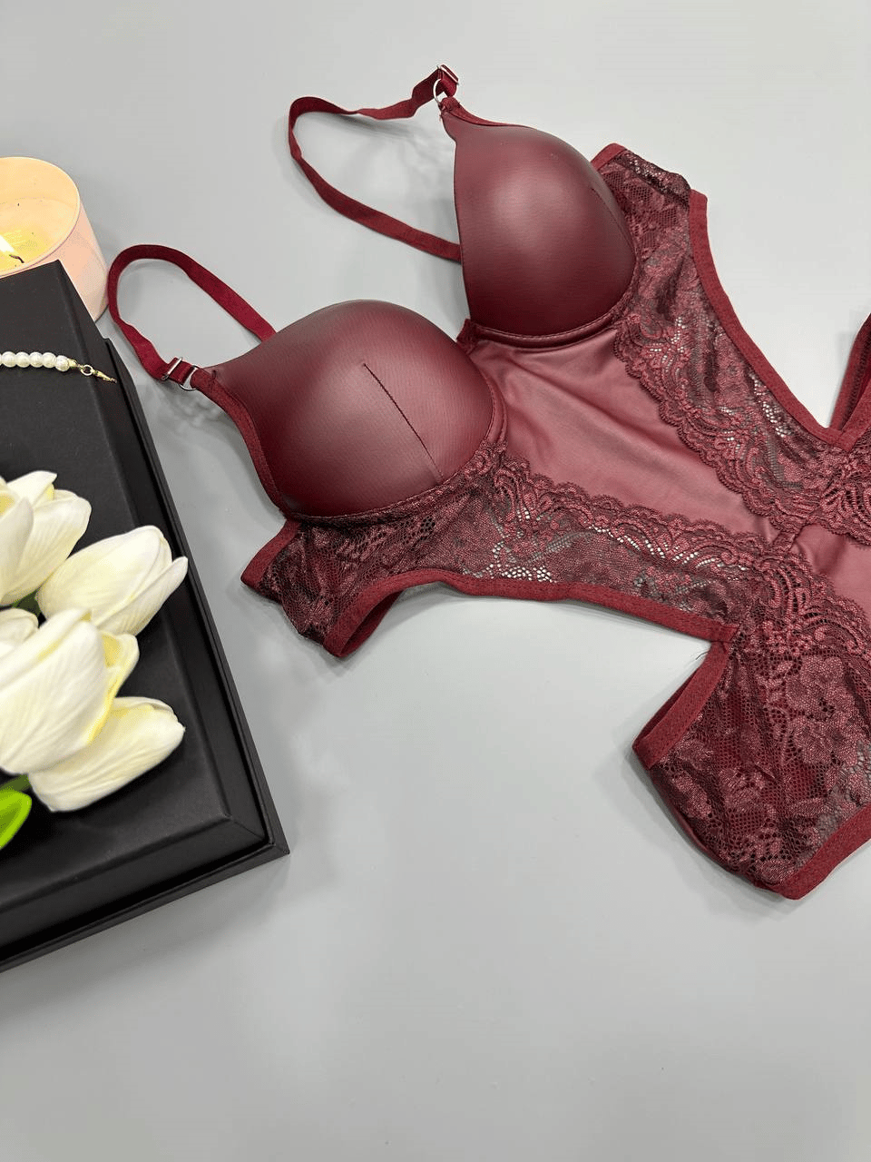 Latente Bodysuit (Bordo)