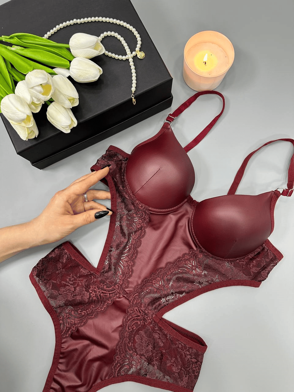 Latente Bodysuit (Bordo)