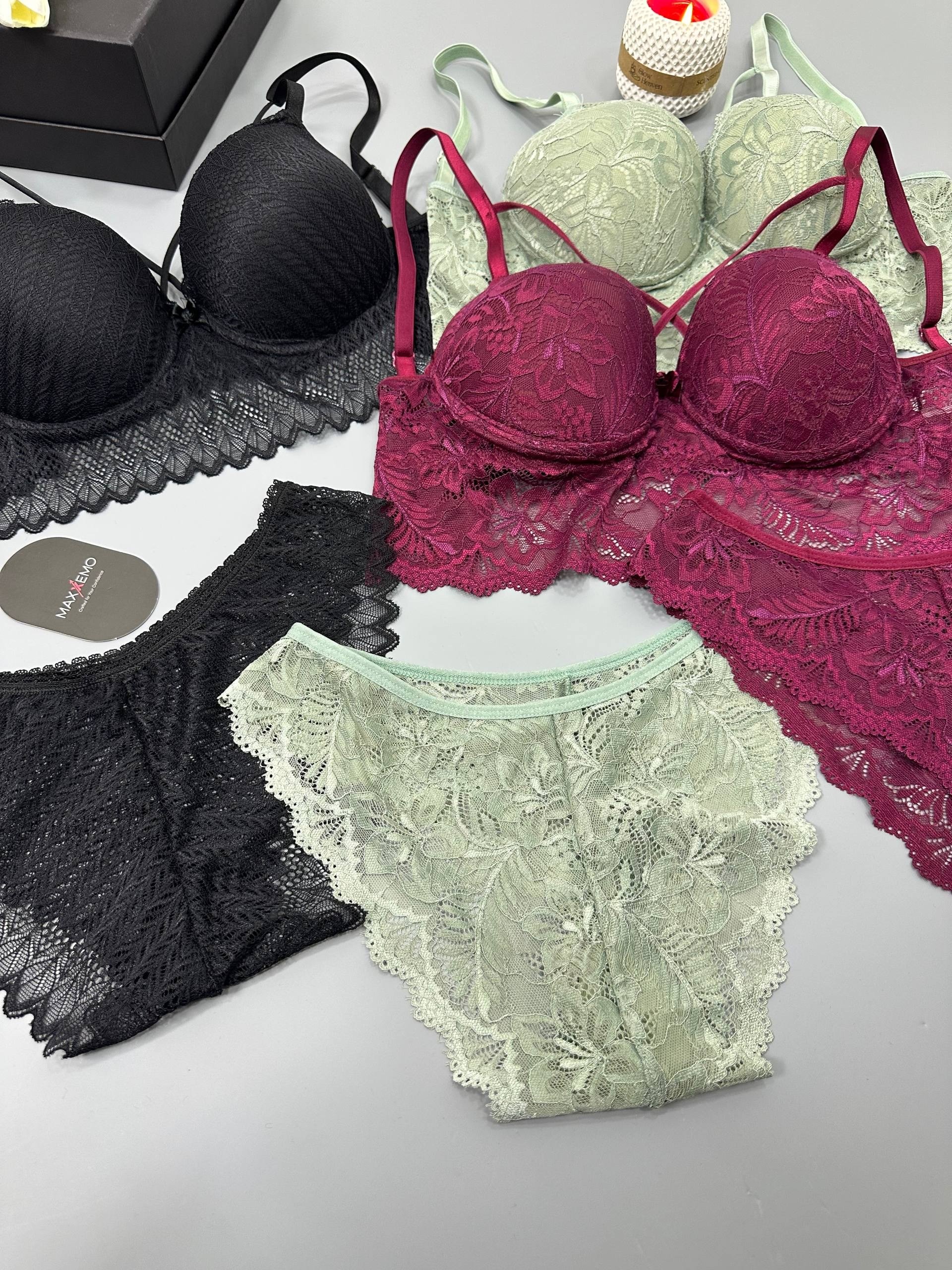 Lumera 3 Renkli Büstiyer Set 