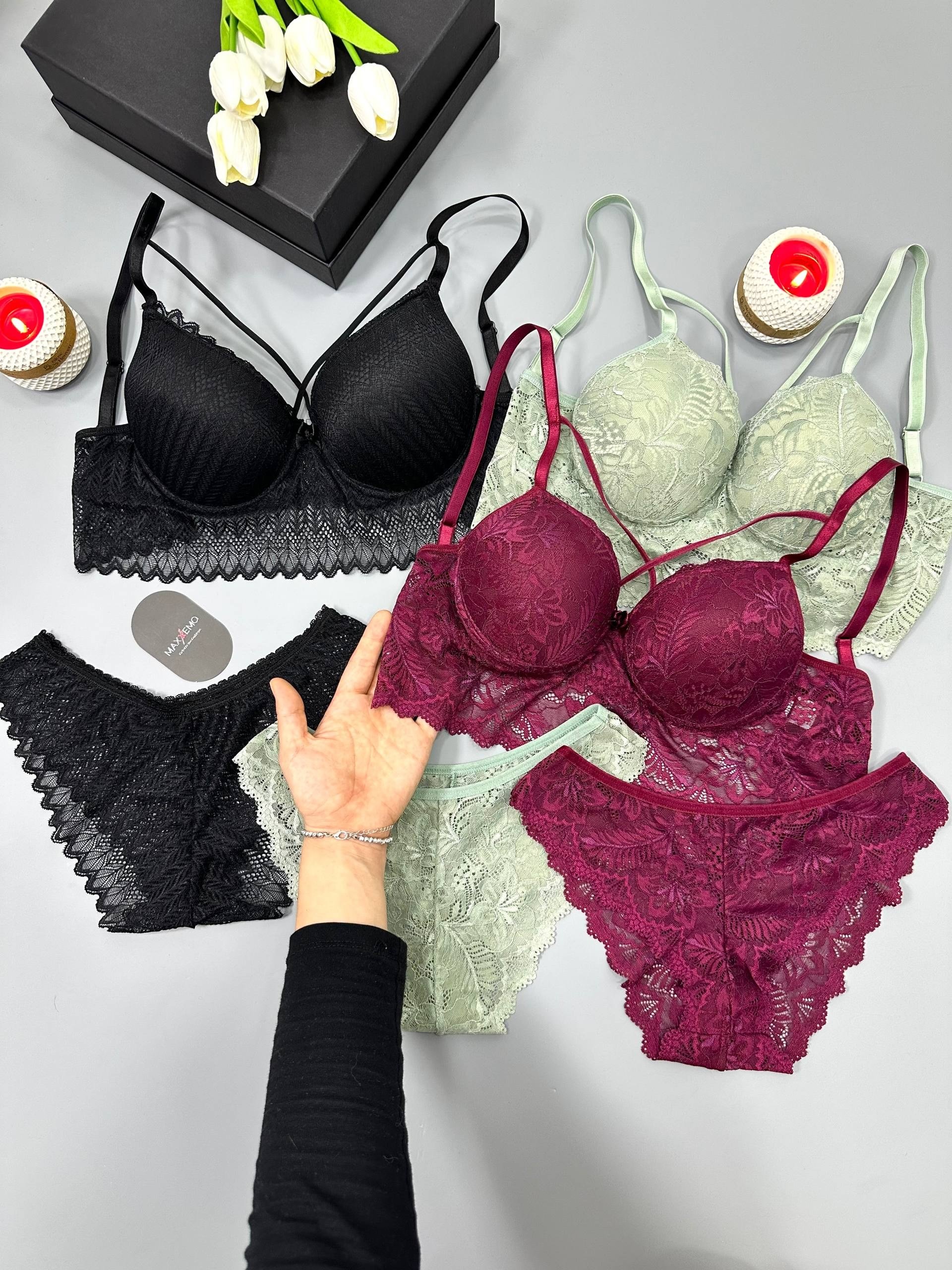 Lumera 3 Renkli Büstiyer Set 