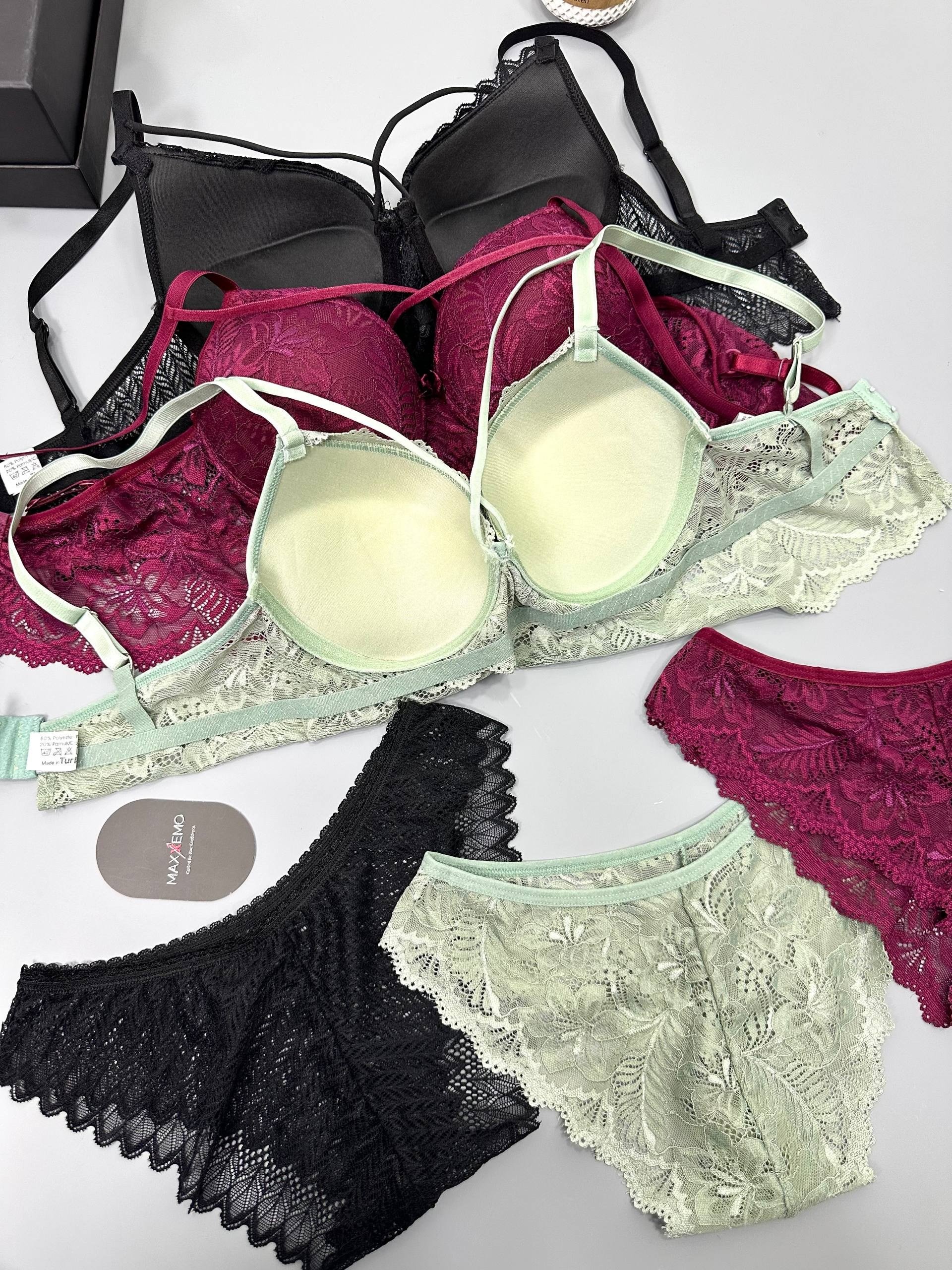 Lumera 3 Renkli Büstiyer Set 