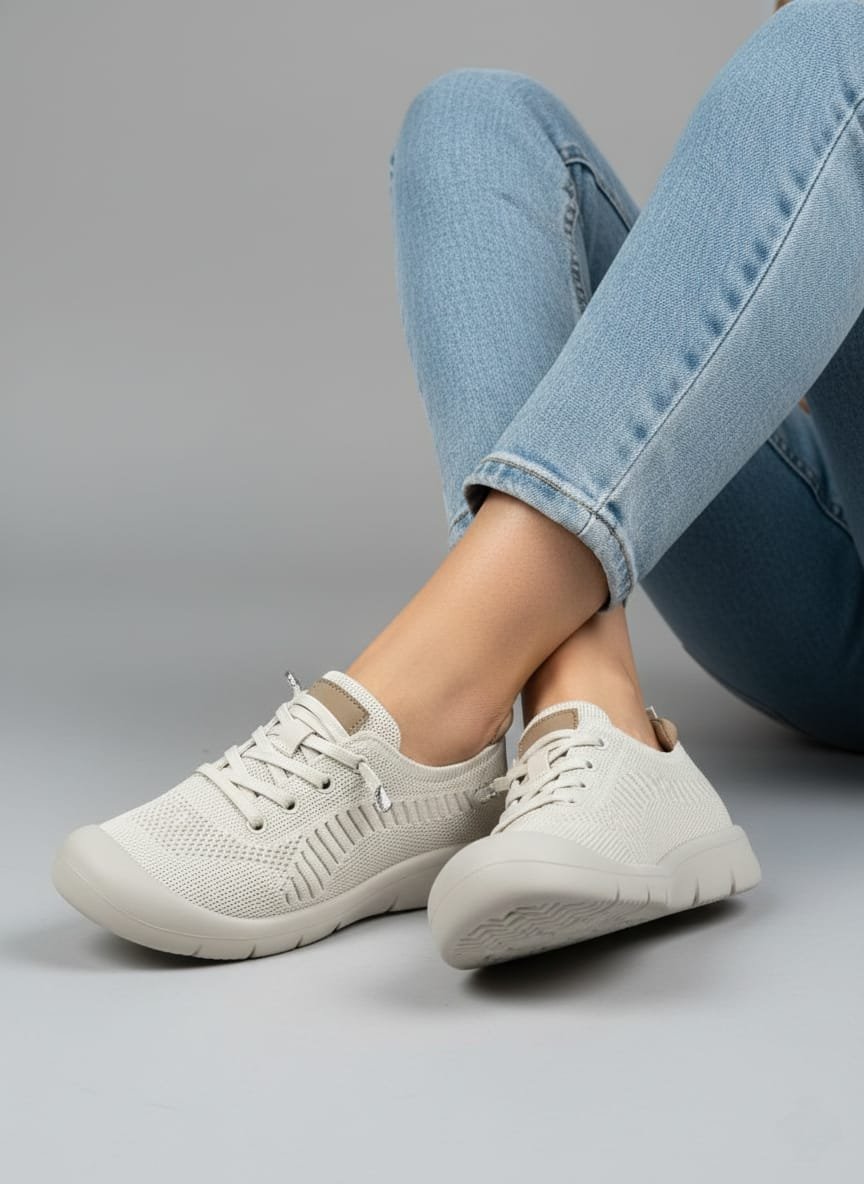 AeroFlex Faylon Sneaker – Krem
