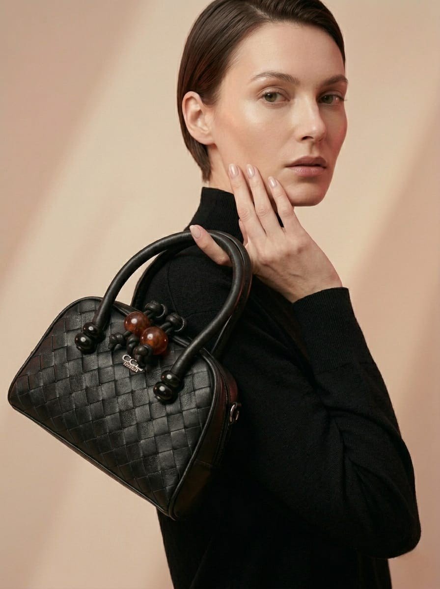 Bi-Bende İthal Siyah Çanta