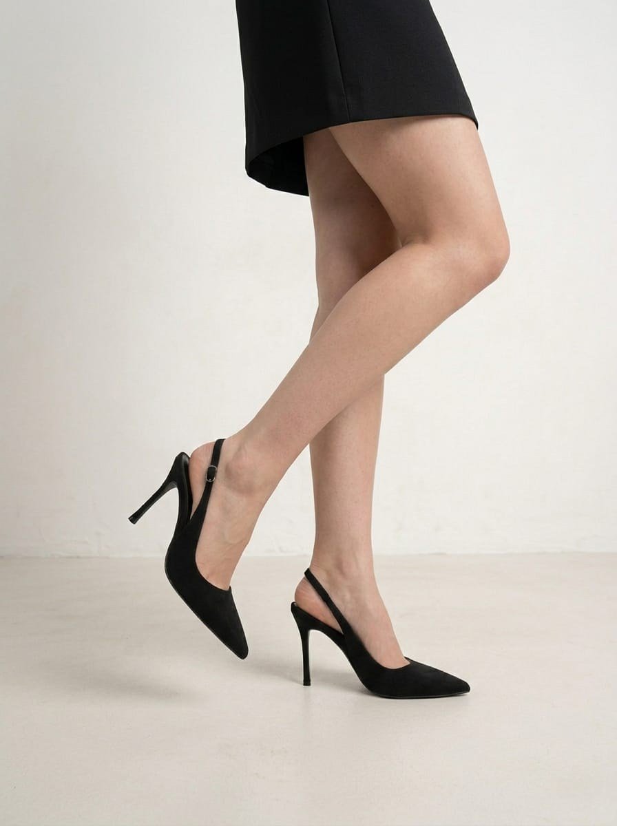 Black Heels Slingback