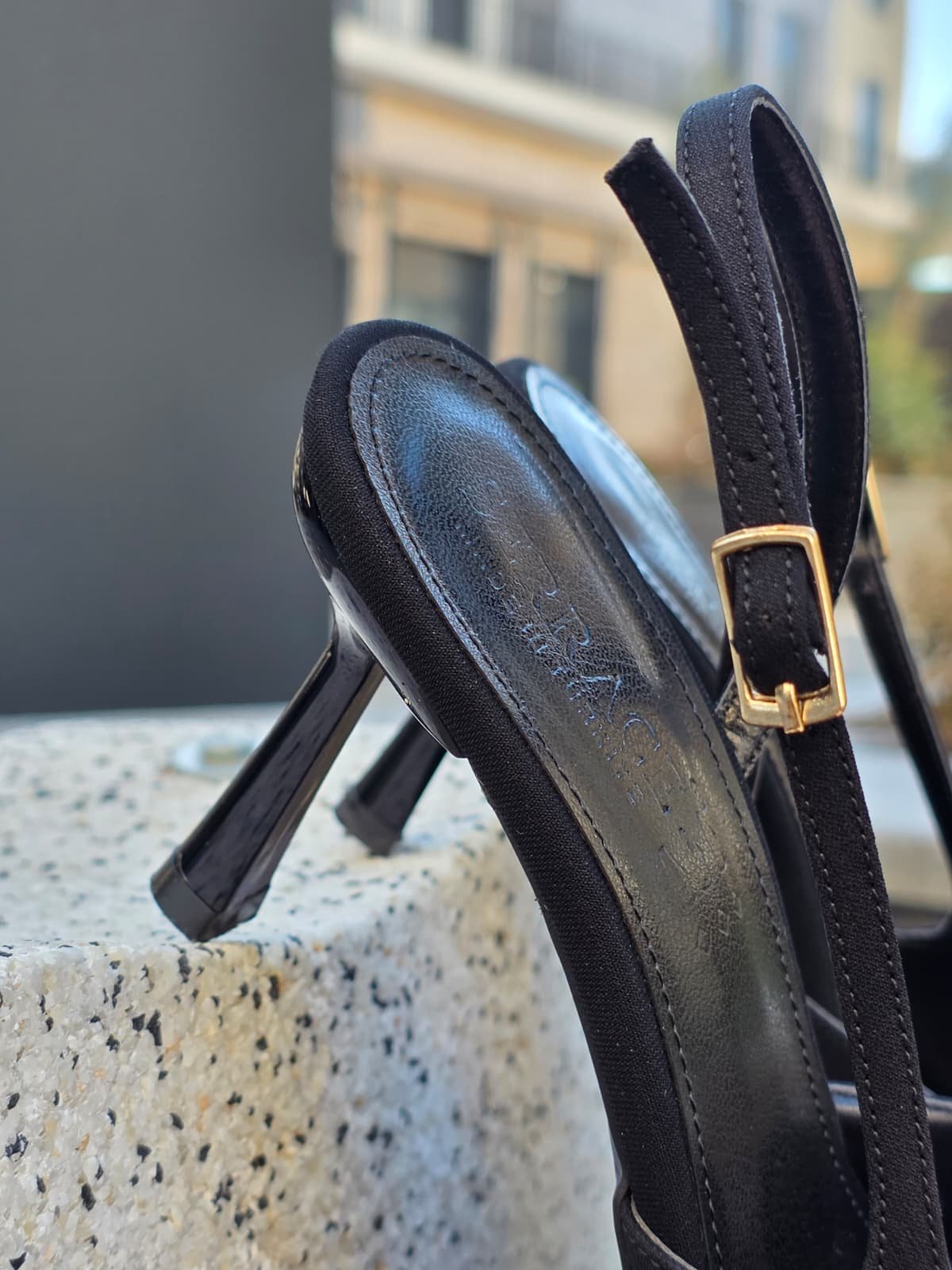 Lorin Siyah Topuklu Ayakkabı