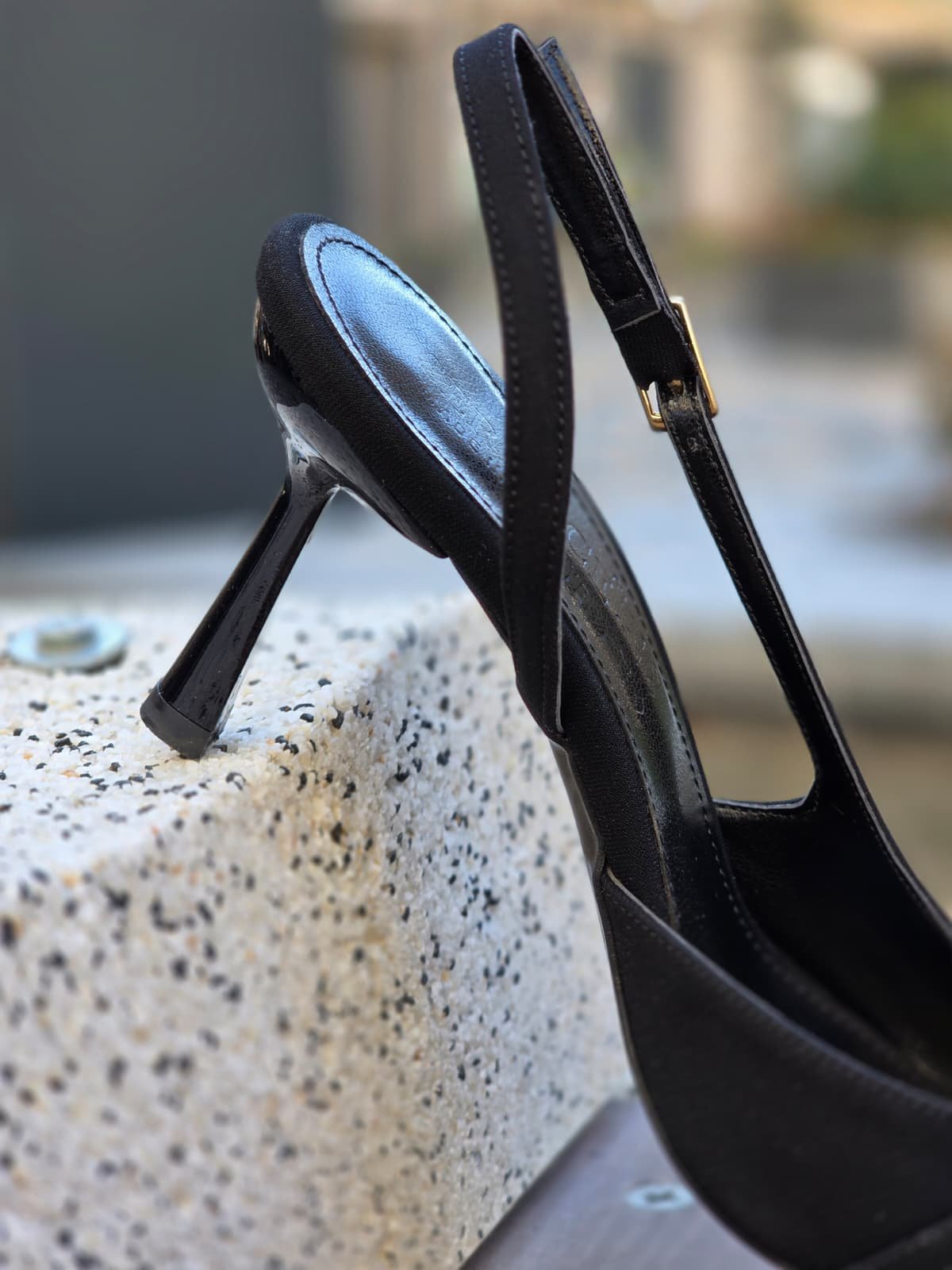 Lorin Siyah Topuklu Ayakkabı