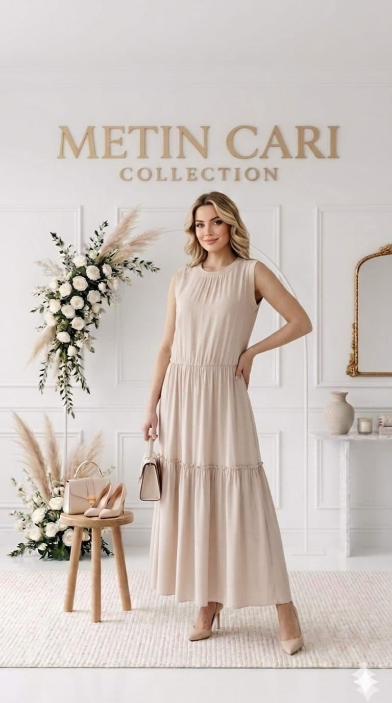 Askılı İç Elbiseli Ceketli Takım 