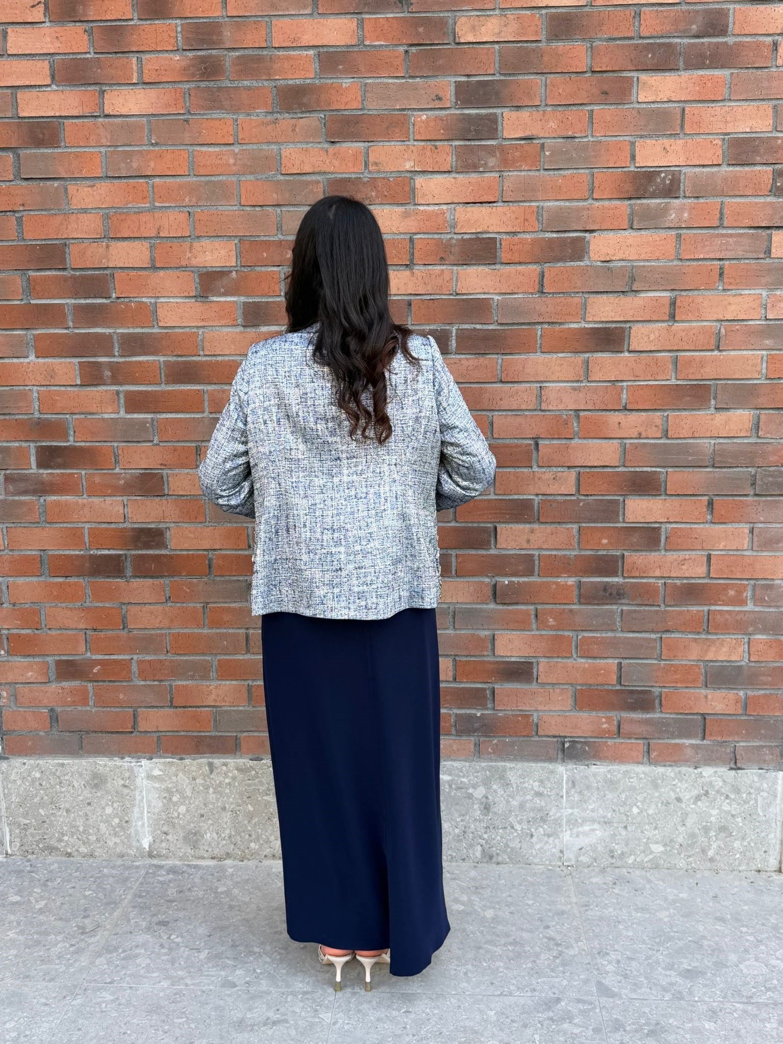 Büyük Beden Jakar Eteklı Takım