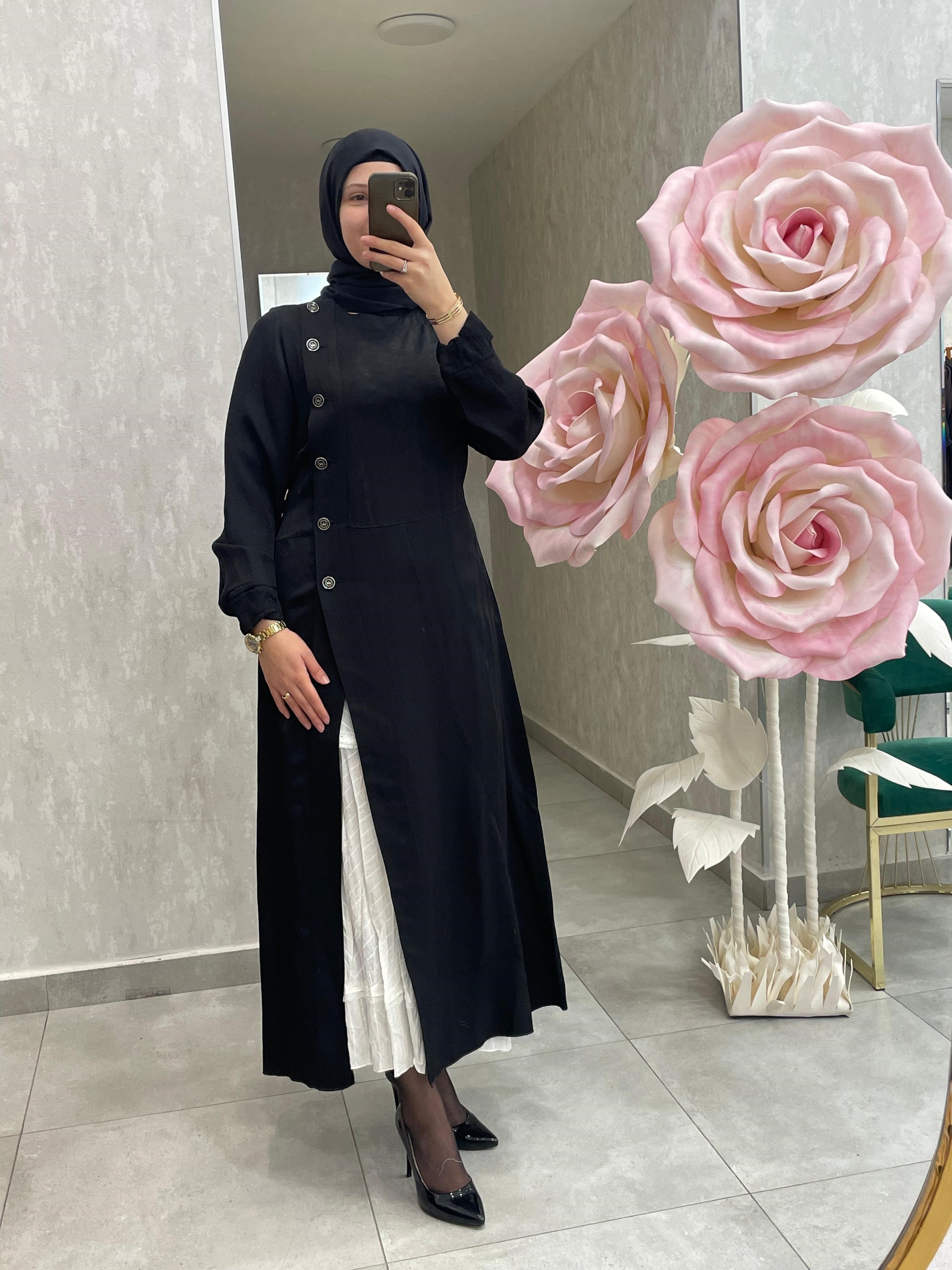 MissWhence Chanel Keten İkili Elbise 