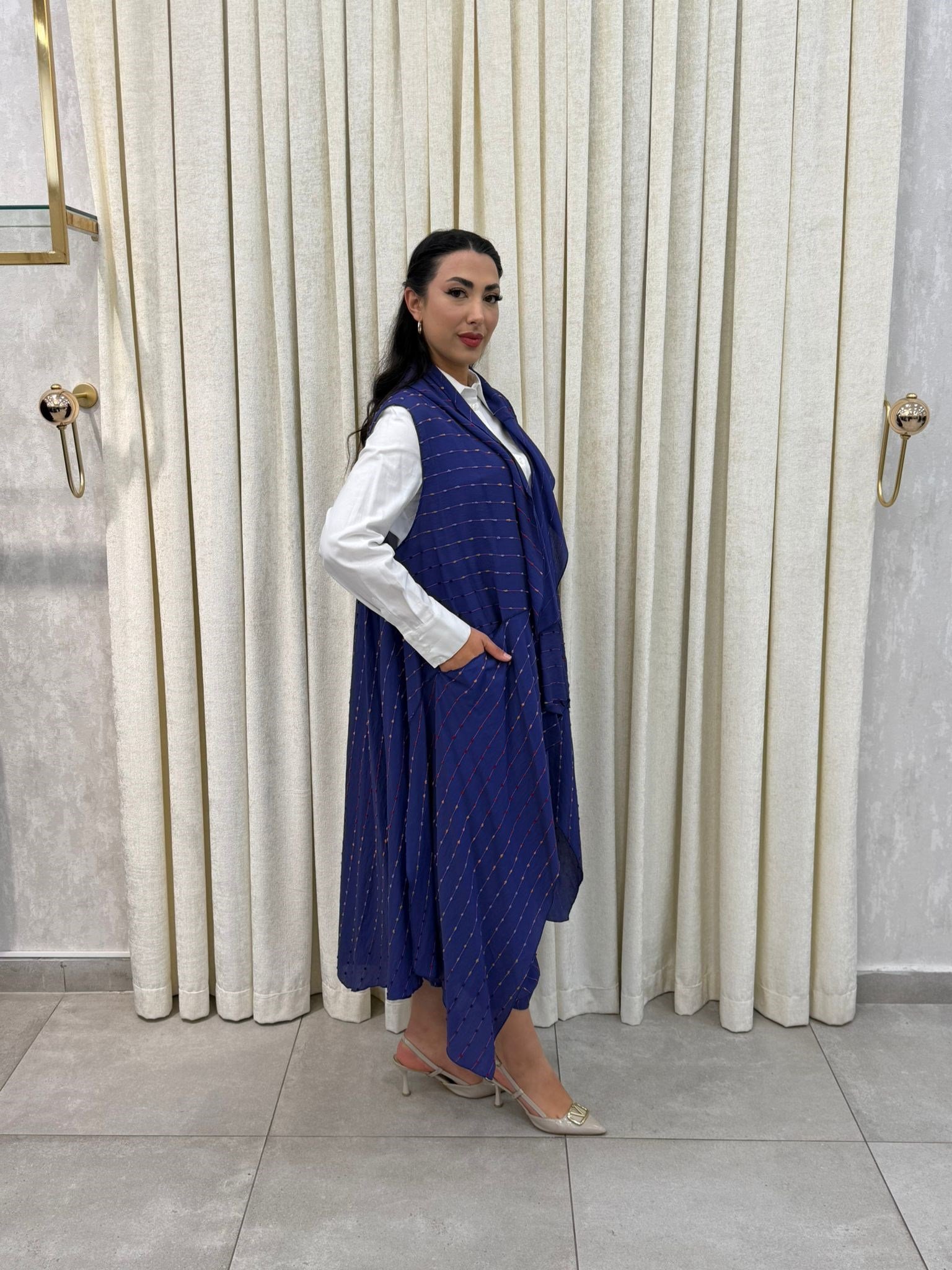 Şalvarlı Yelek Takım 