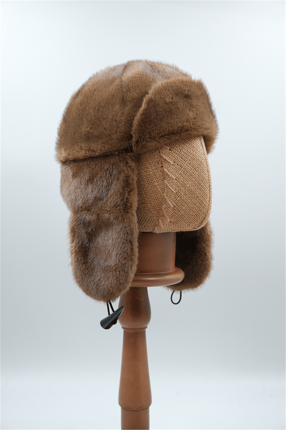 CMFS25-37 LÜKS KÜRKLÜ PİLOT ŞAPKA CAMEL