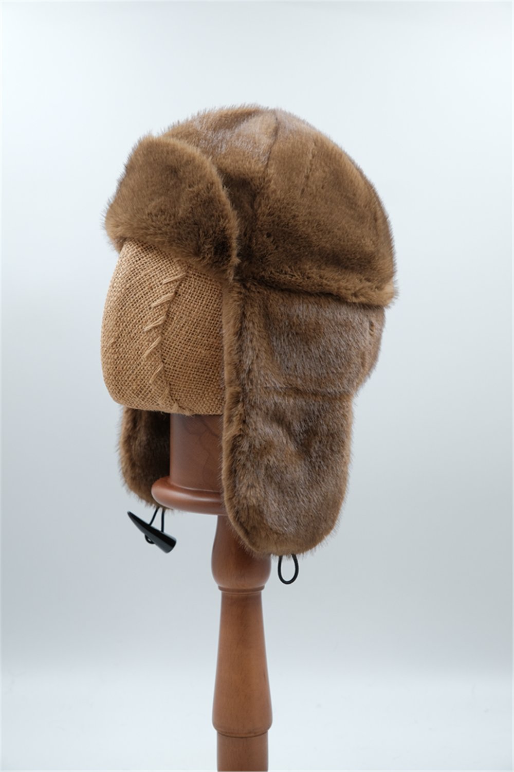 CMFS25-37 LÜKS KÜRKLÜ PİLOT ŞAPKA CAMEL