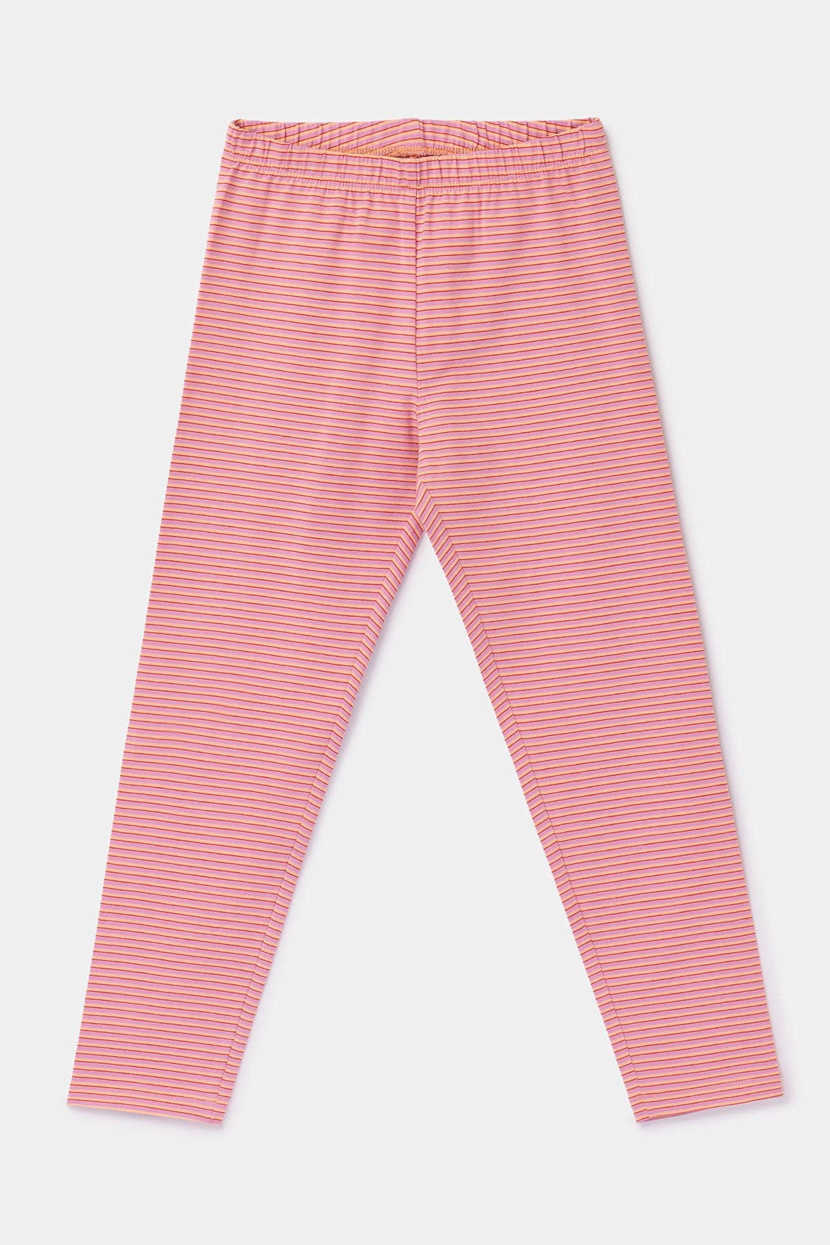 Çizgili Canavar Baskılı Kız Çocuk Pijama