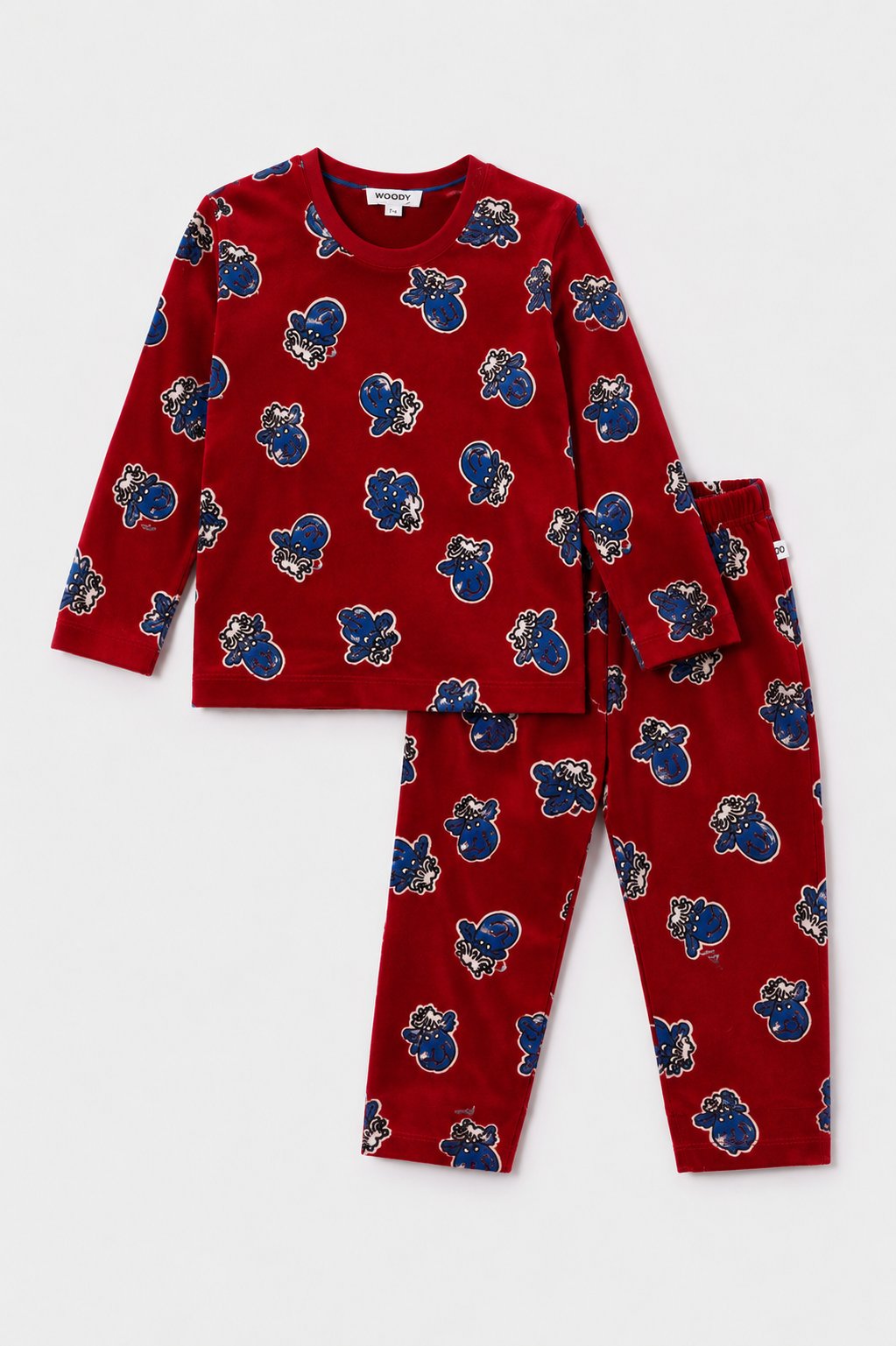 Kadife Erkek Bebek Pijama