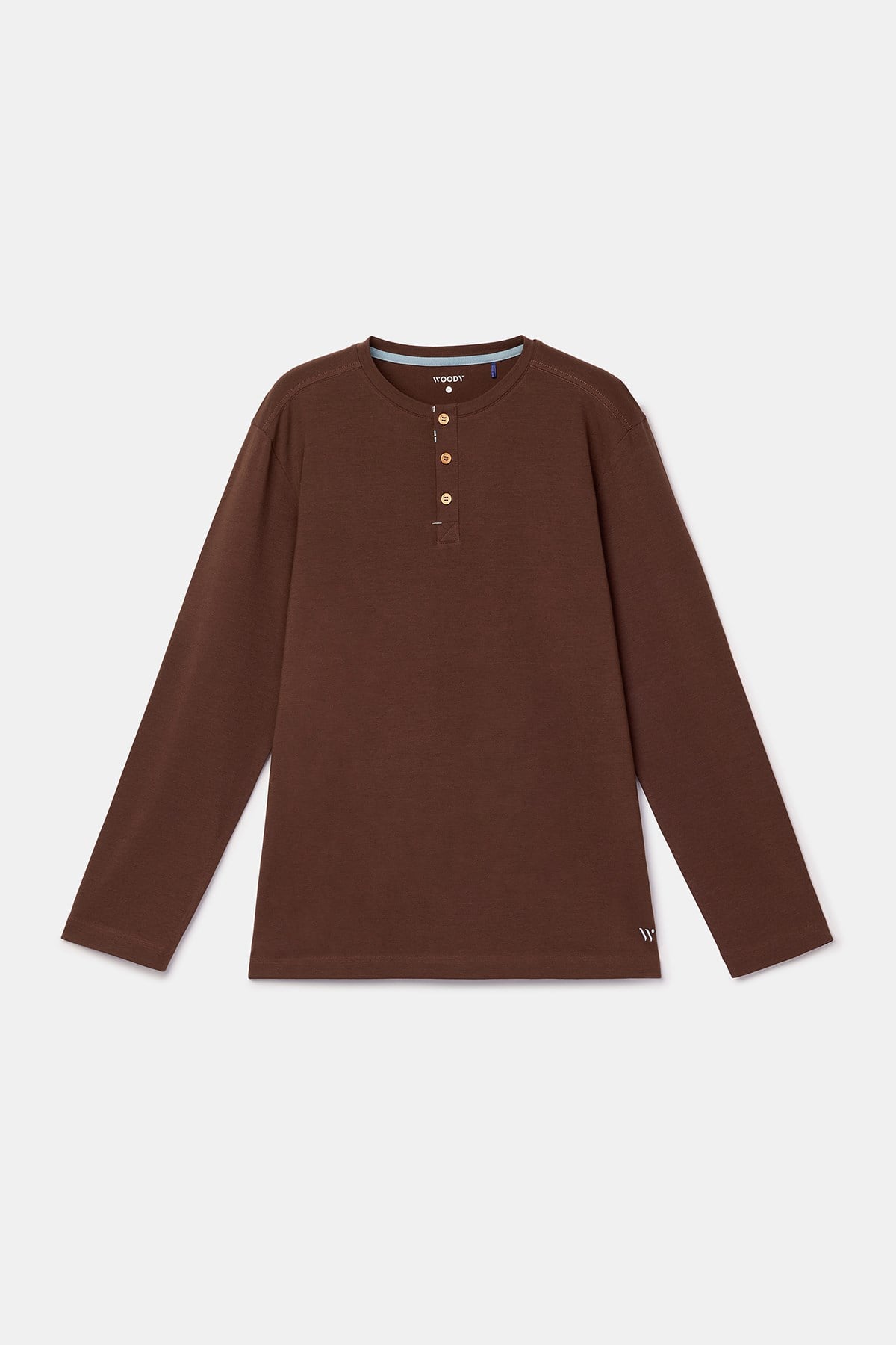 Kahverengi Basic Erkek Pijama Takımı