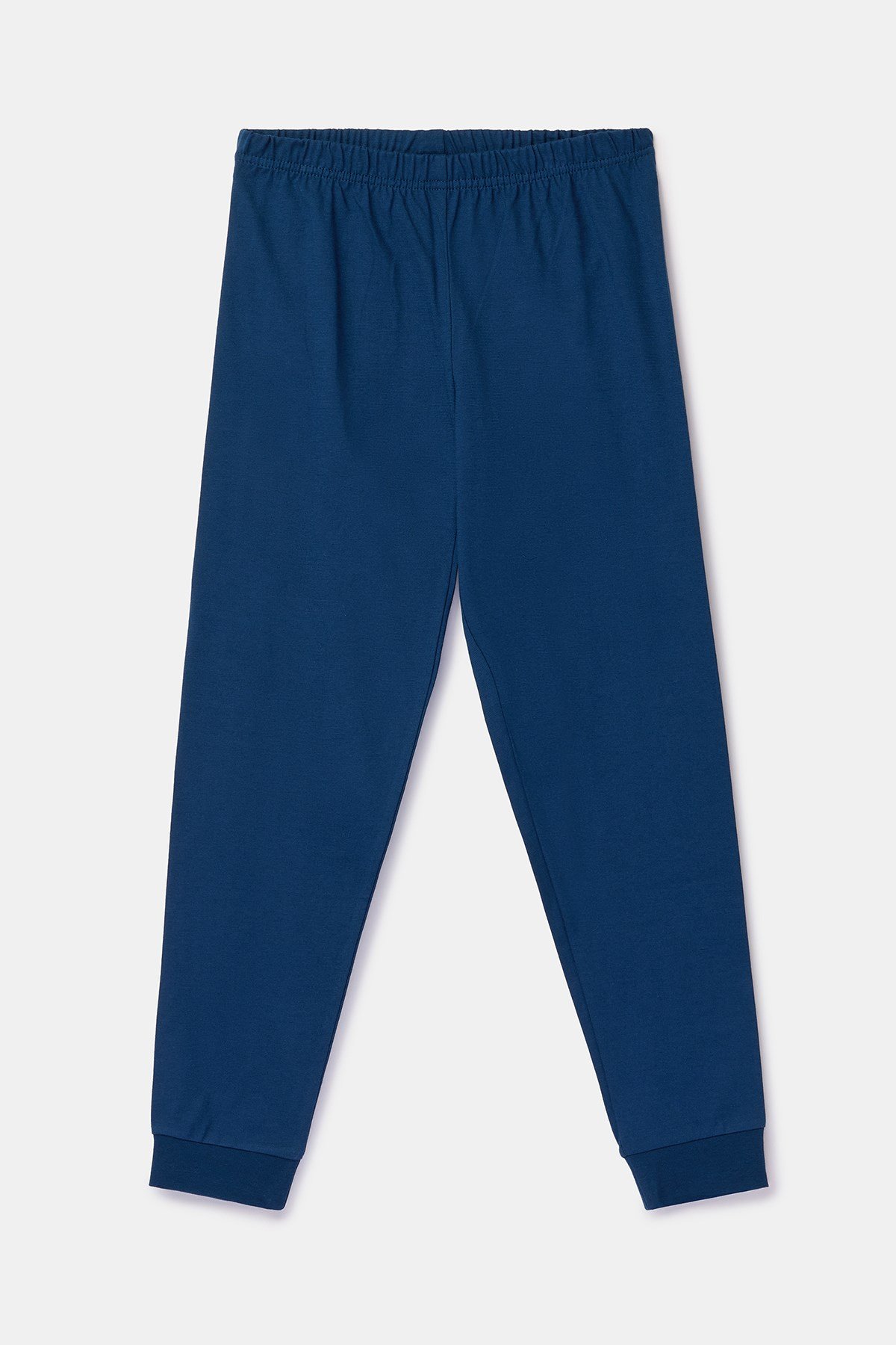 Lacivert Çizgili Baskılı Erkek Çocuk Pijama
