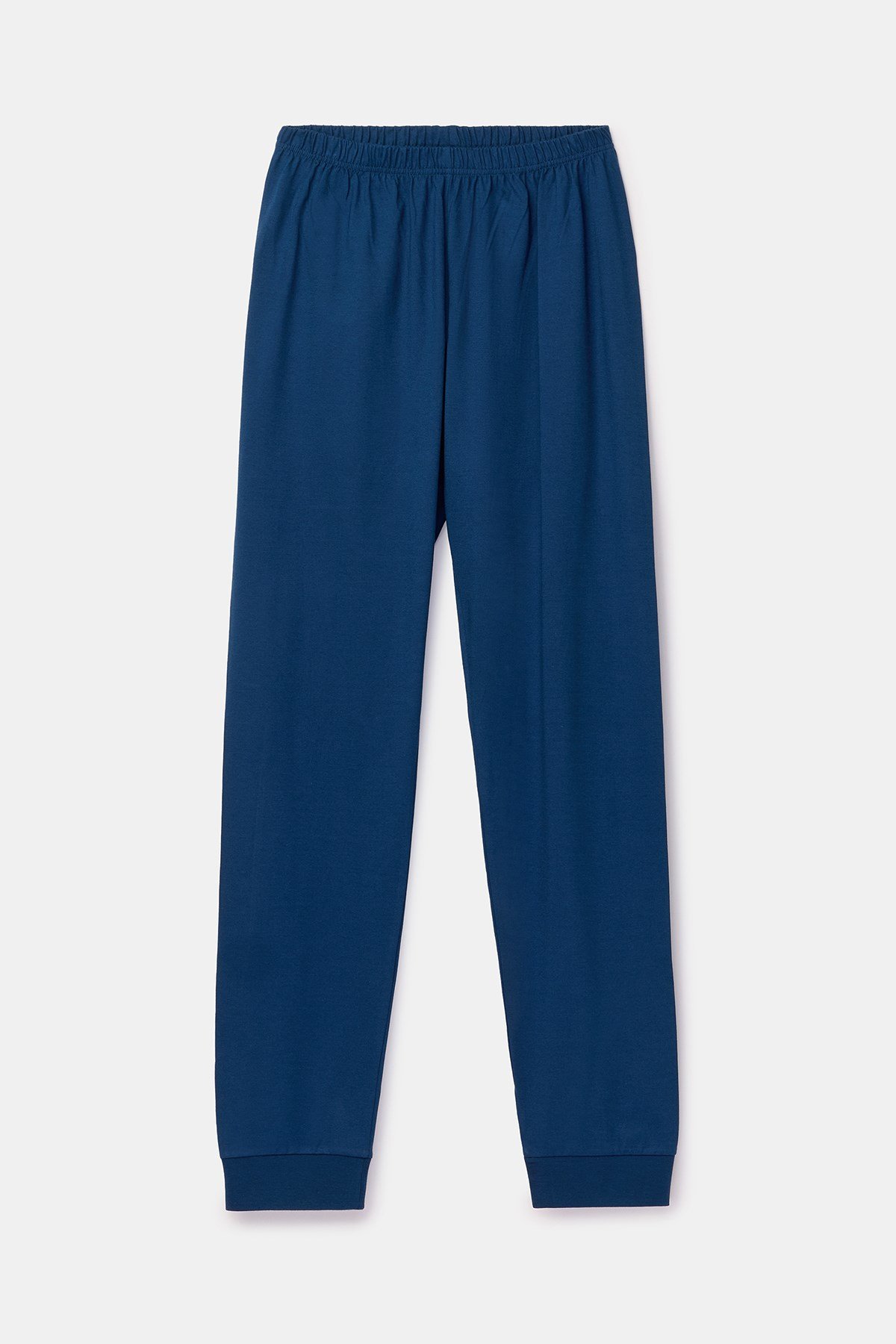 Lacivert Çizgili Baskılı Erkek Pijama
