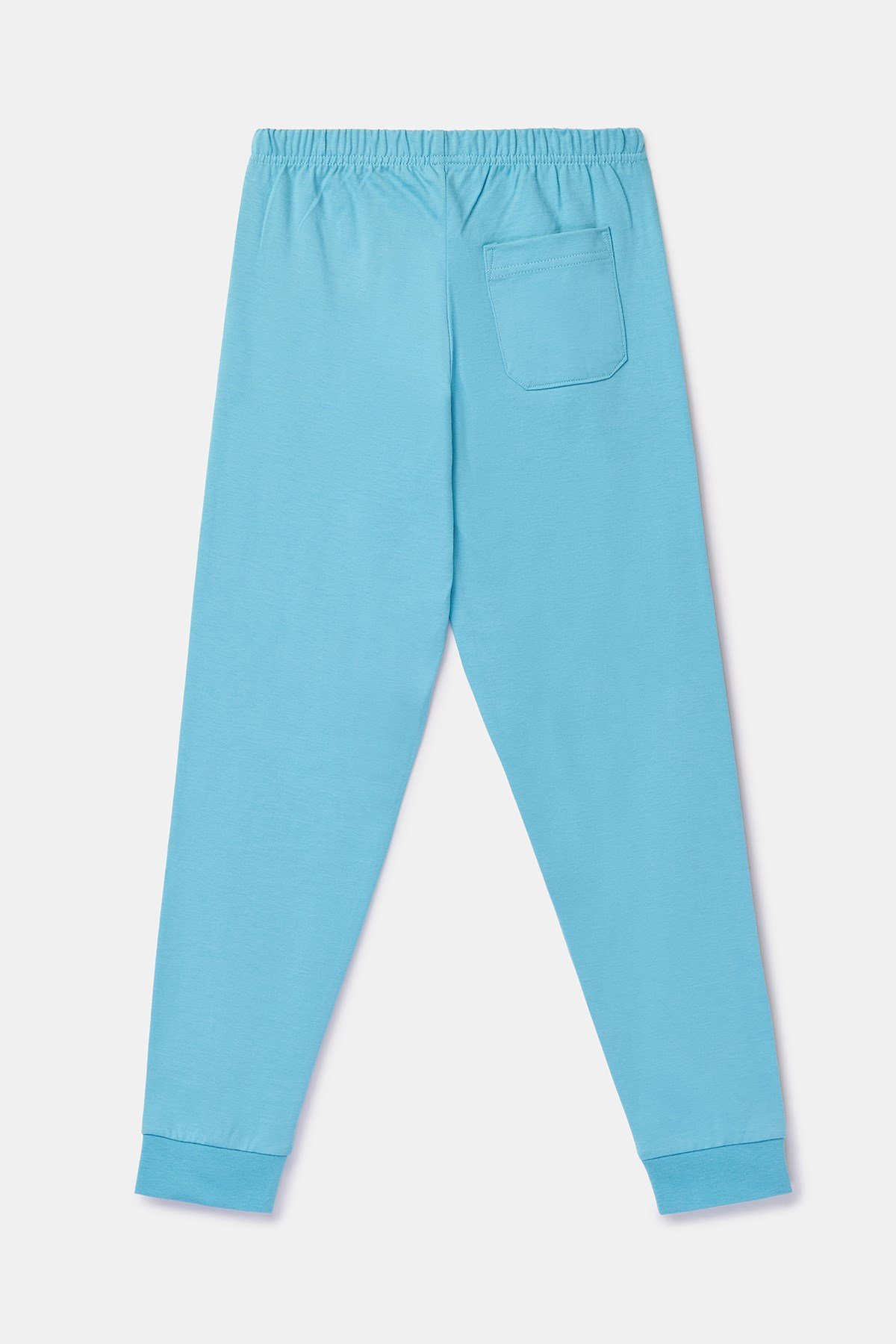 Mavi Çizgili Baskılı Erkek Çocuk Pijama