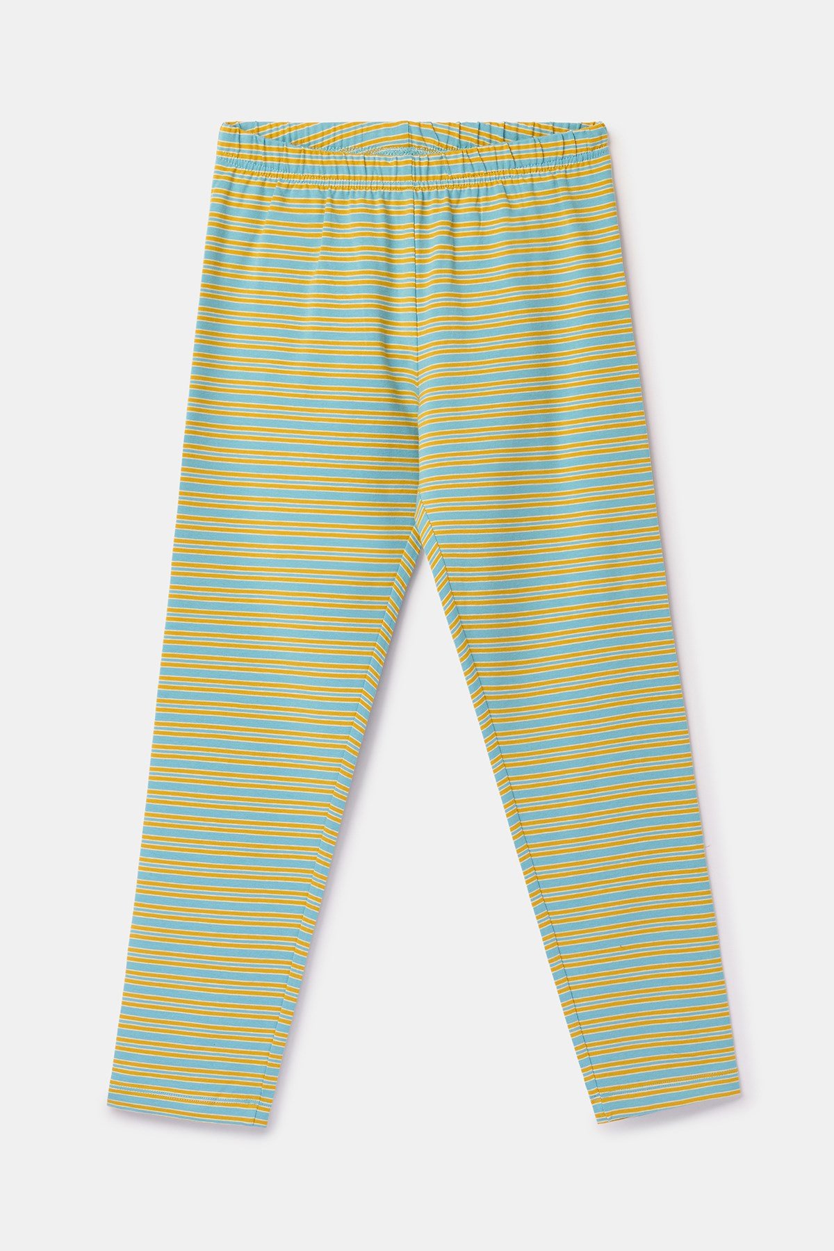 Mavi Çizgili Kız Çocuk Pijama
