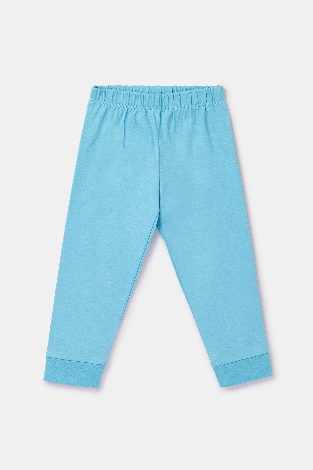 Mavi Çizgili Pamuklu Erkek Bebek Pijama
