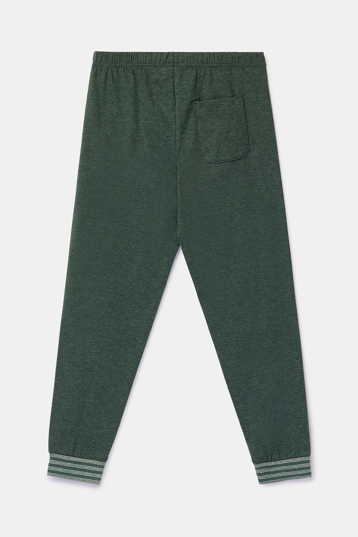 Roket Baskılı Yeşil Erkek Çocuk Pijama