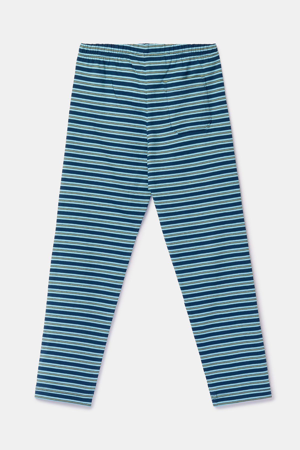 Uzaylı Karakter Baskılı Limon Yeşili Erkek Çocuk Pijama
