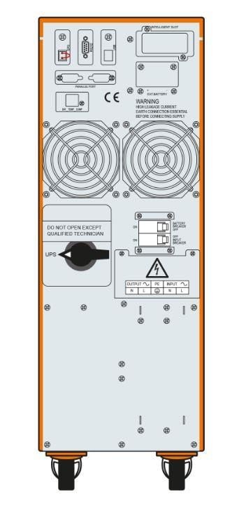 MAKELSAN POWERPACK SE 6KVA 1F/1F (16X7AH) PF;0,9 5/10DK ONLINE UPS