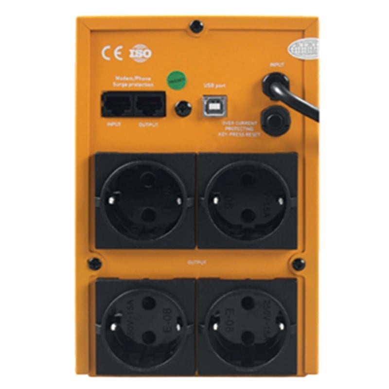 MAKELSAN ROAR 1200VA 1F/1F (2X7AH) 5/10DK LINE INTERAKTIF UPS (720W)