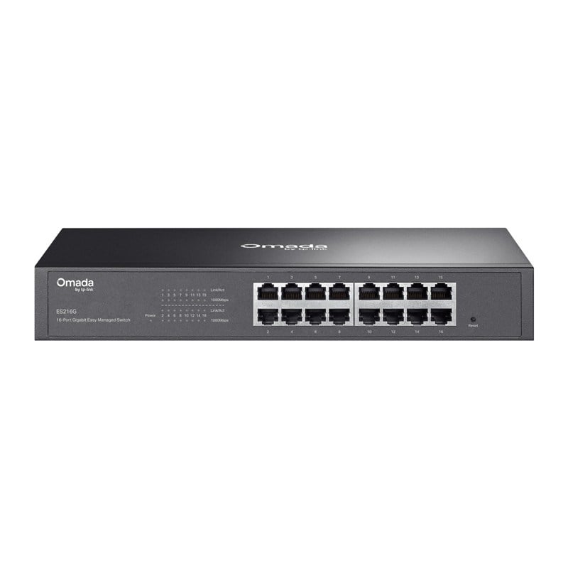 TP-LINK OMADA ES216G 16 PORT GIGABIT YONETILEBILIR METAL KASA SWITCH