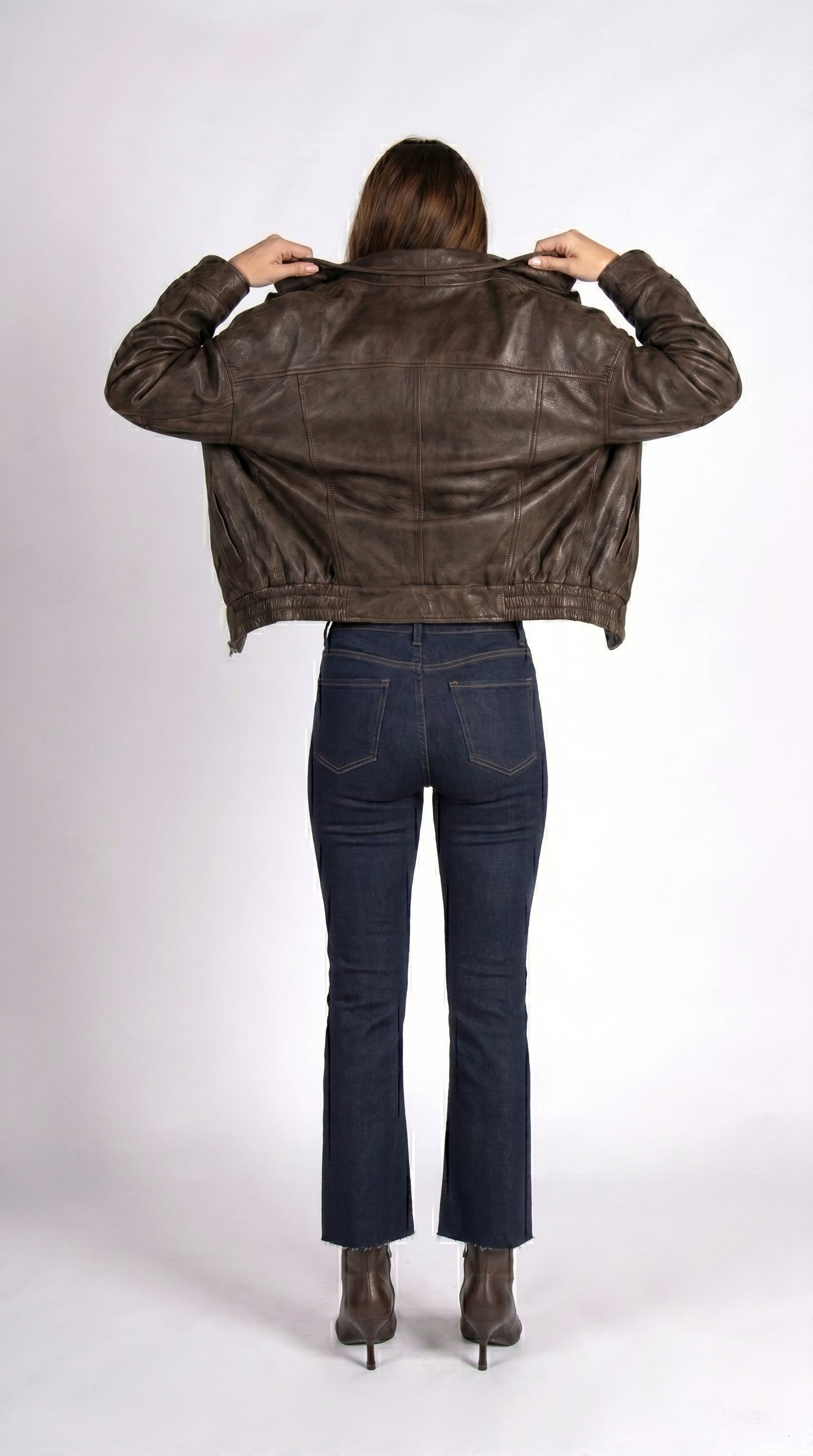 Casual Flare Crop Dark Rodeo Kadın Jean Pantolon