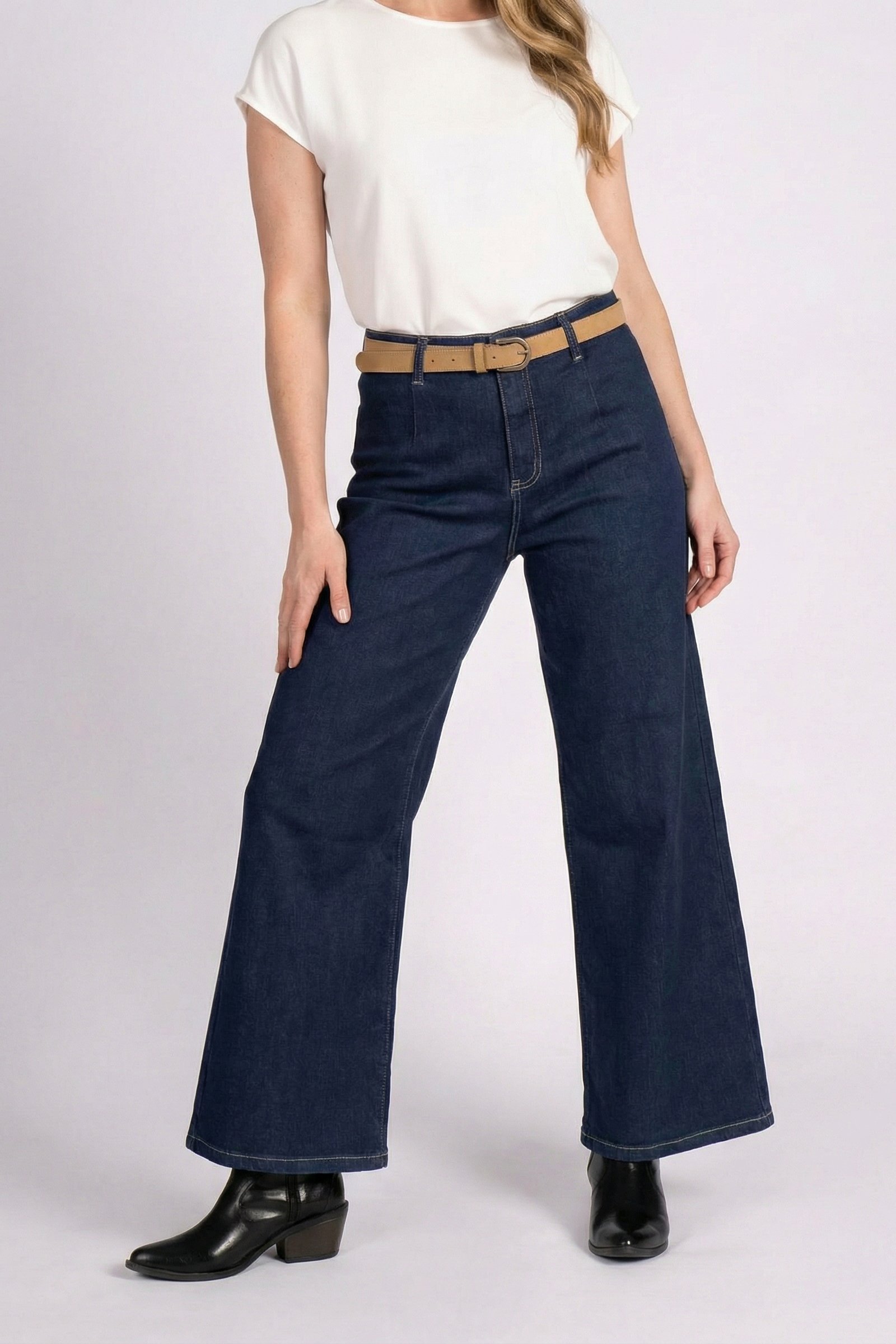 Elegance Flow Dark Rodeo Kadın Jean Pantolon