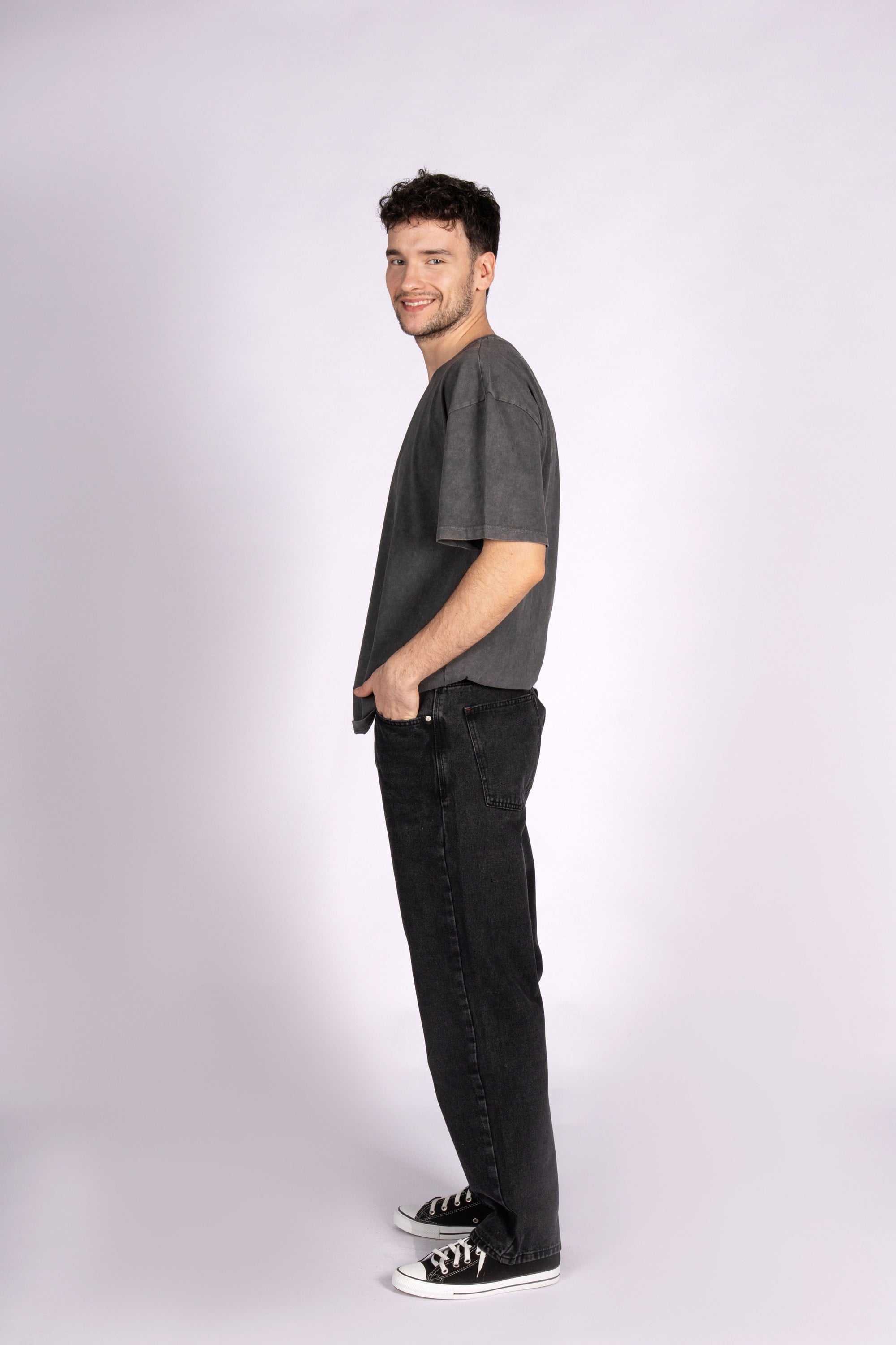 Freedom Slouch Baggy Fit Siyah Rodeo Erkek Denim Pantolon
